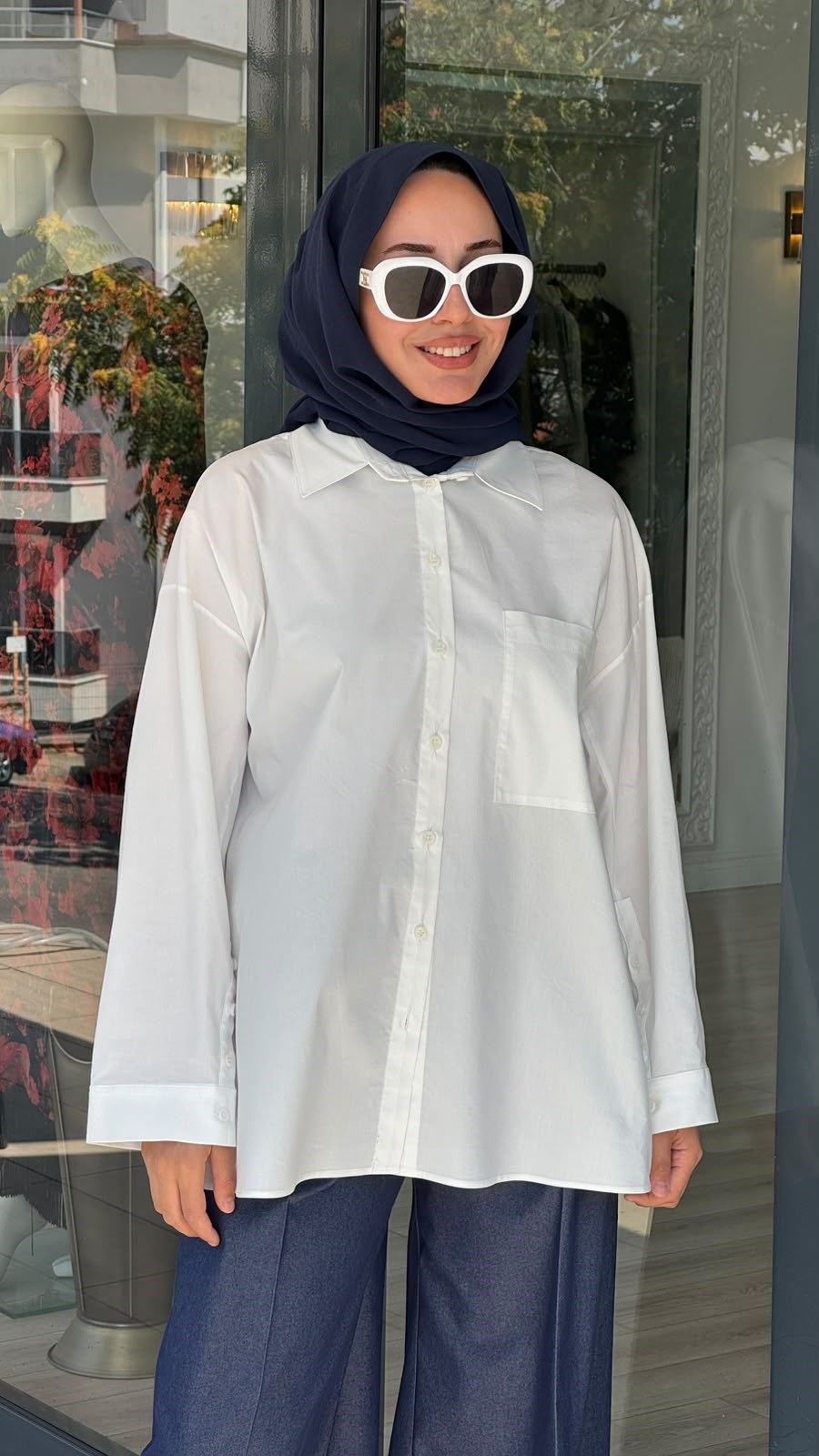 QooQ Holy Oversize Gömlek 26ss217