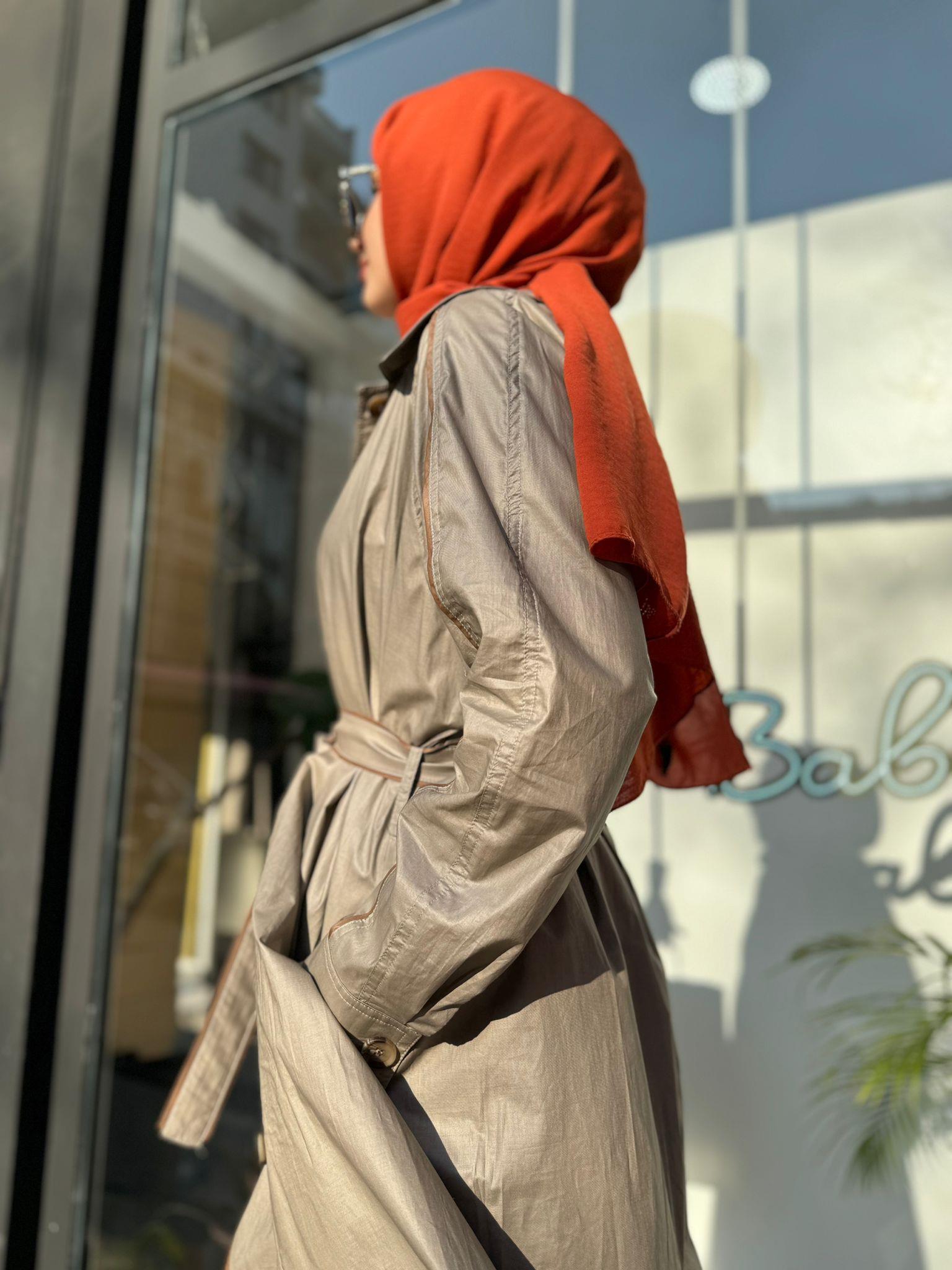QOOQ Keti Trenç Vizon 24ss610