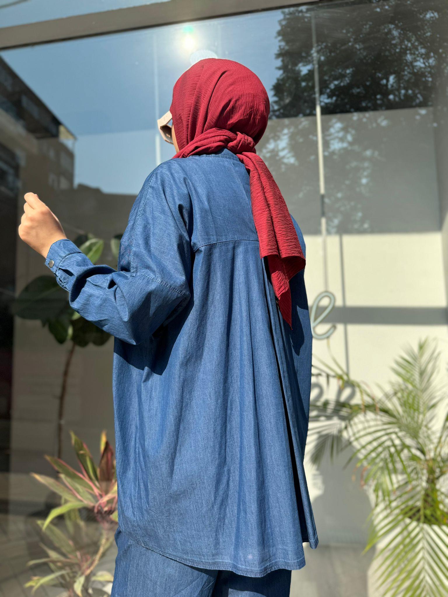 QOOQ Kot Takım Mavi 24ss244