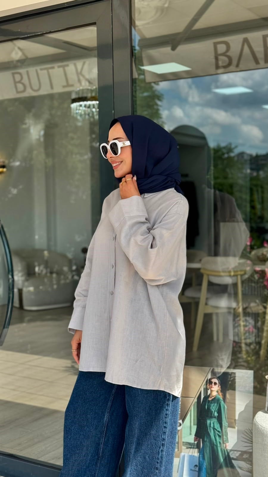 QOOQ Lin Gömlek 25ss212