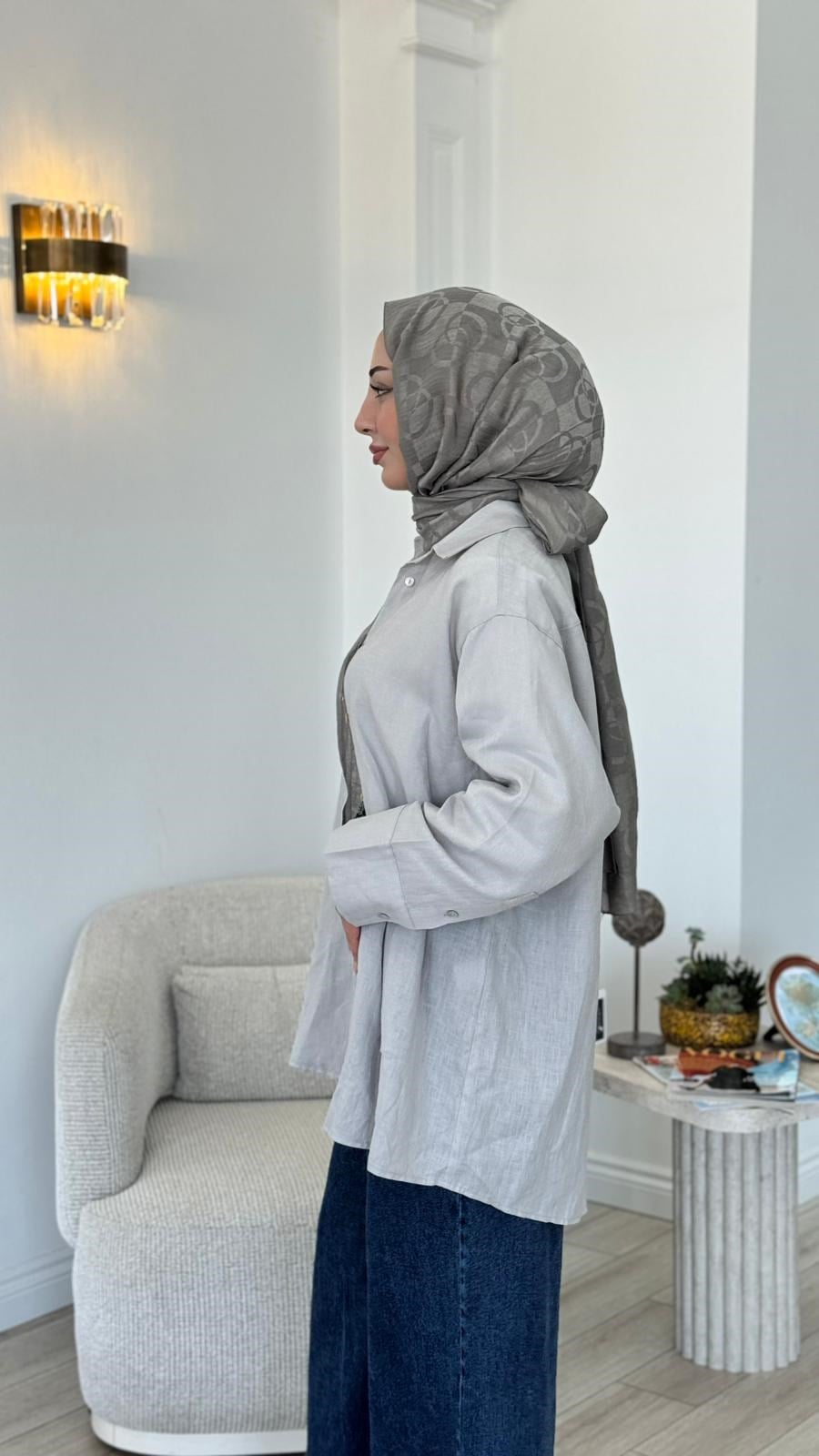 QOOQ Lin Gömlek 25ss212