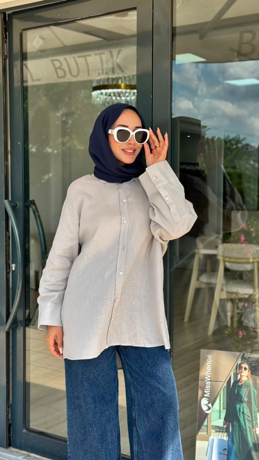 QOOQ Lin Gömlek 25ss212