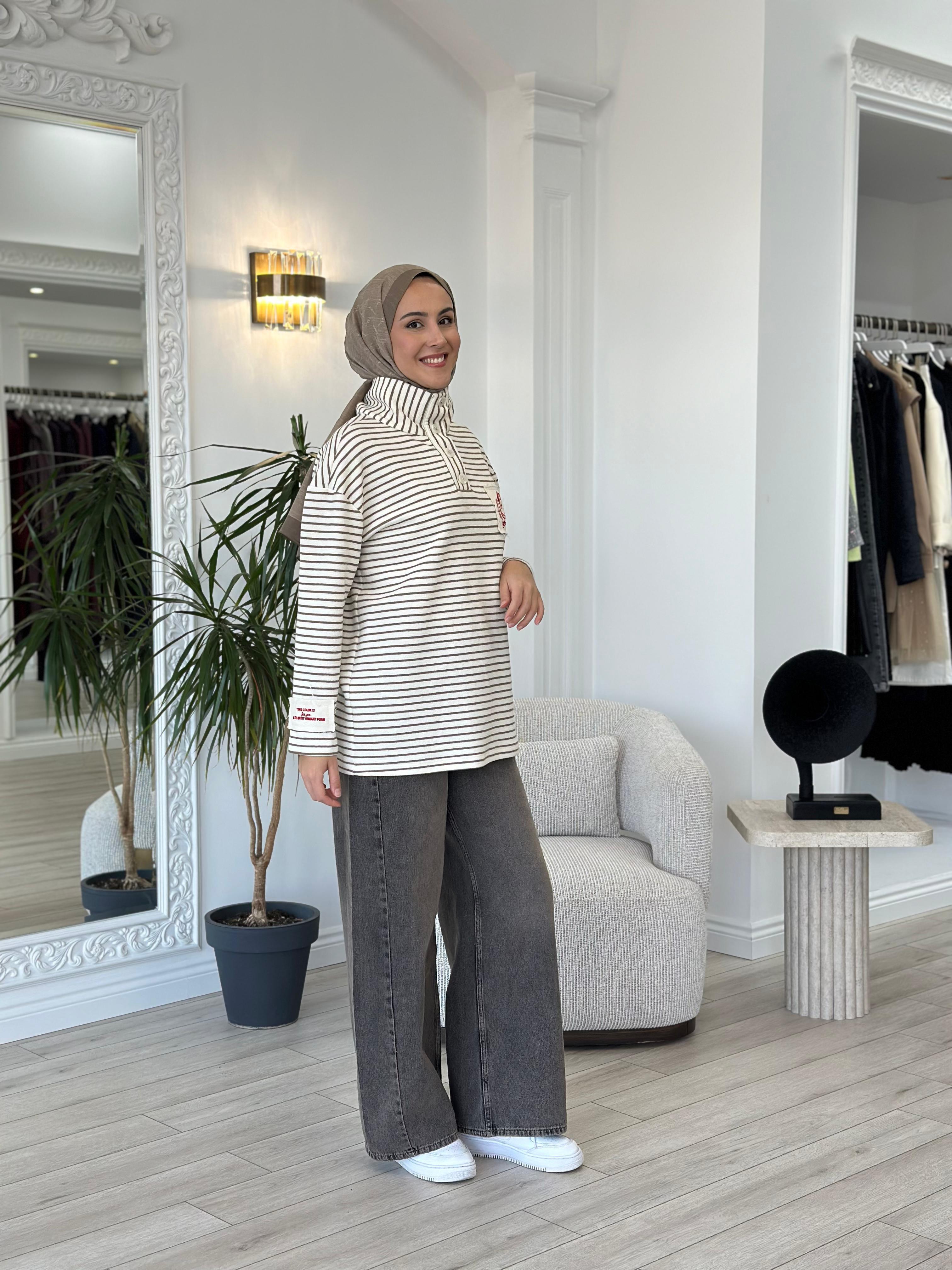 QOOQ Lora Sweat Bej 25fw234