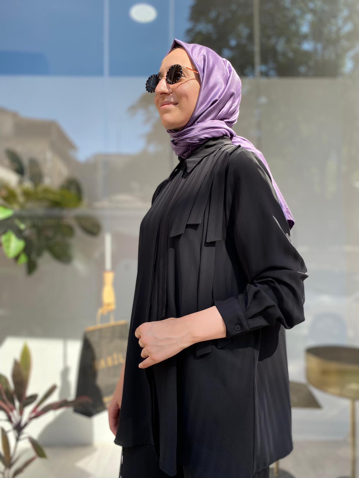 QOOQ Mad Gömlek Siyah 24fw207