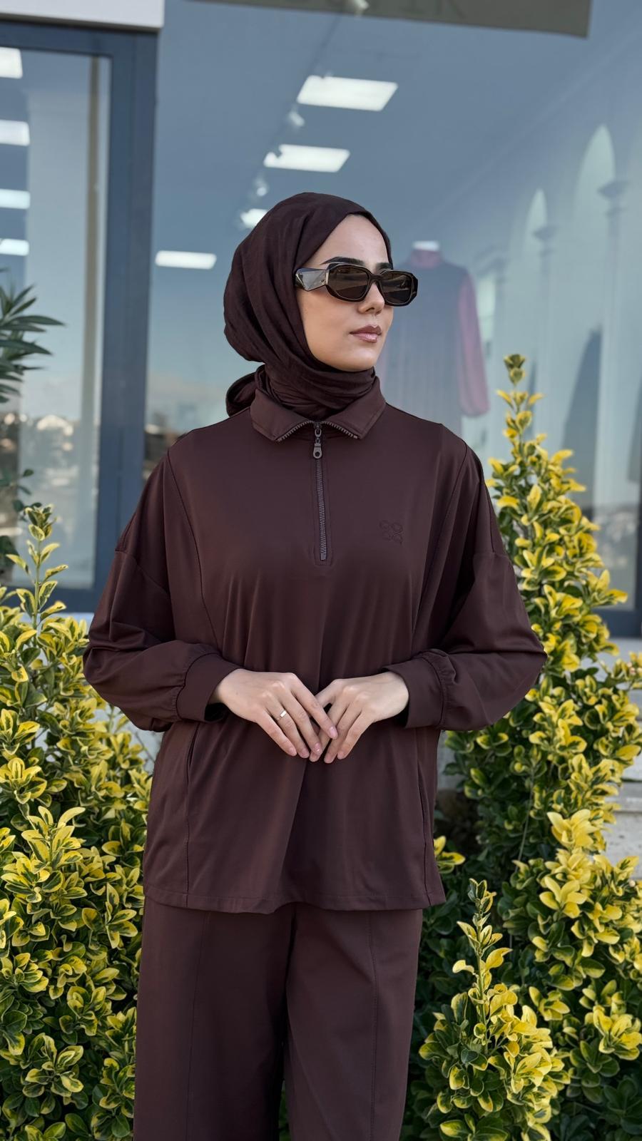 QOOQ Nakışlı Sweat 26fw218