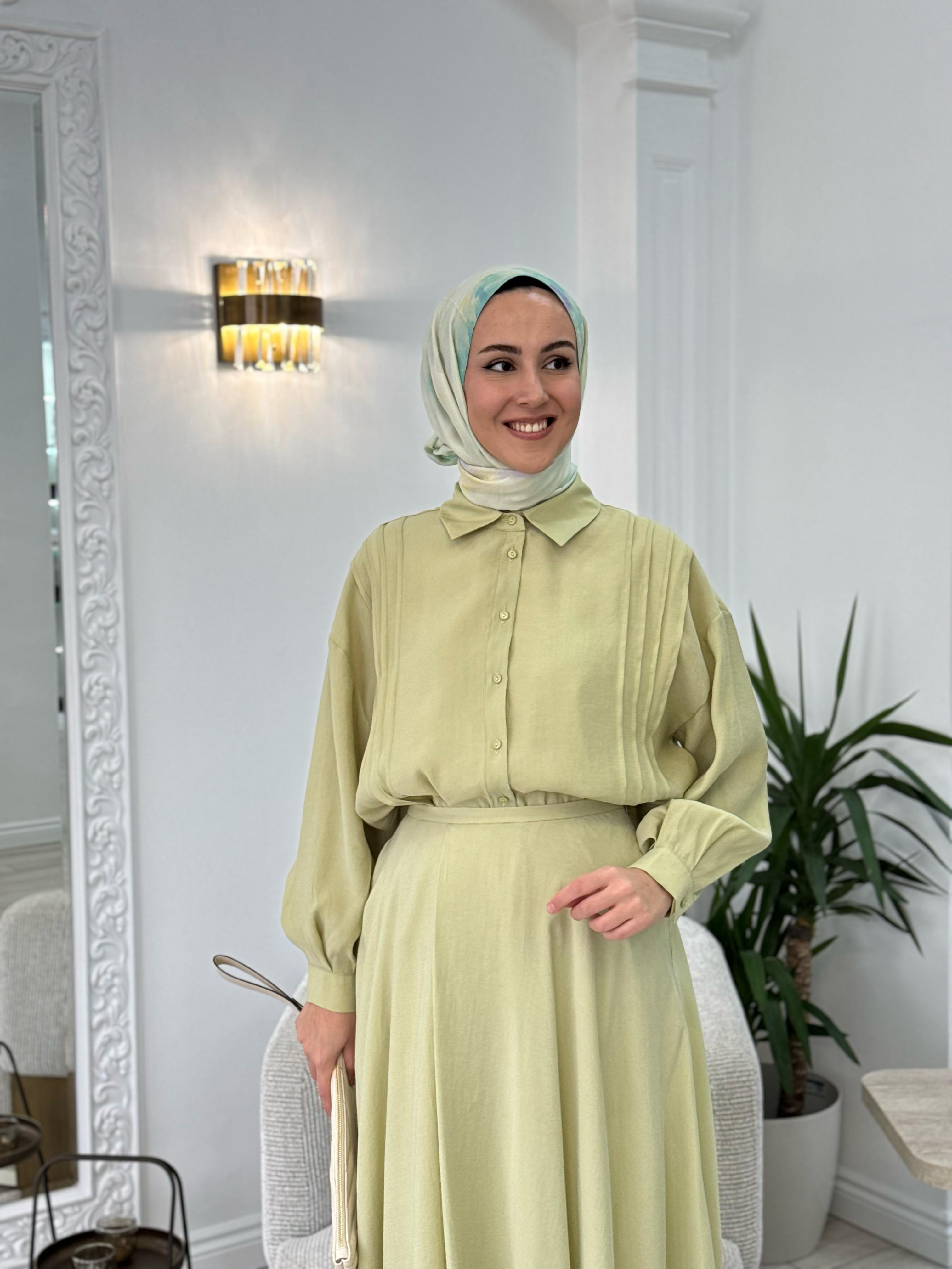QOOQ Olbis Takım Yeşil 25ss201