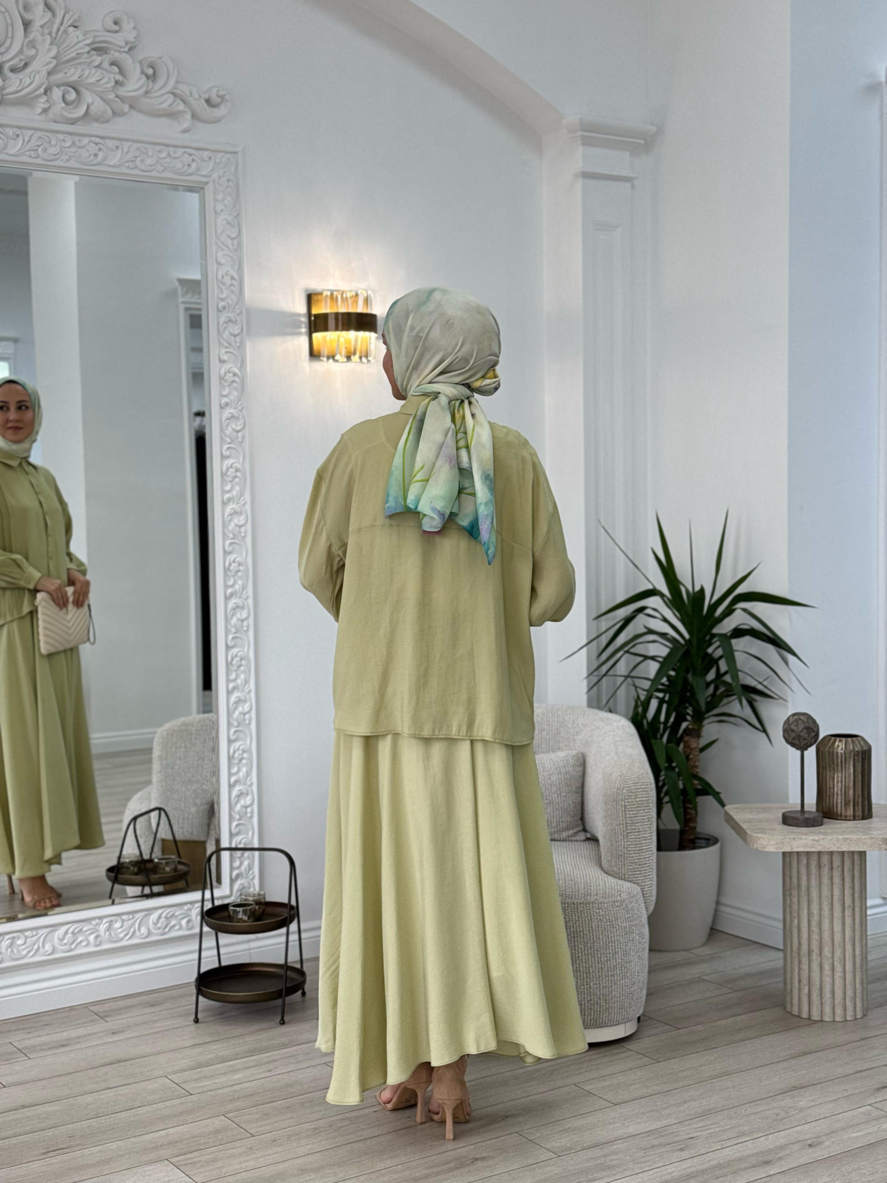 QOOQ Olbis Takım Yeşil 25ss201