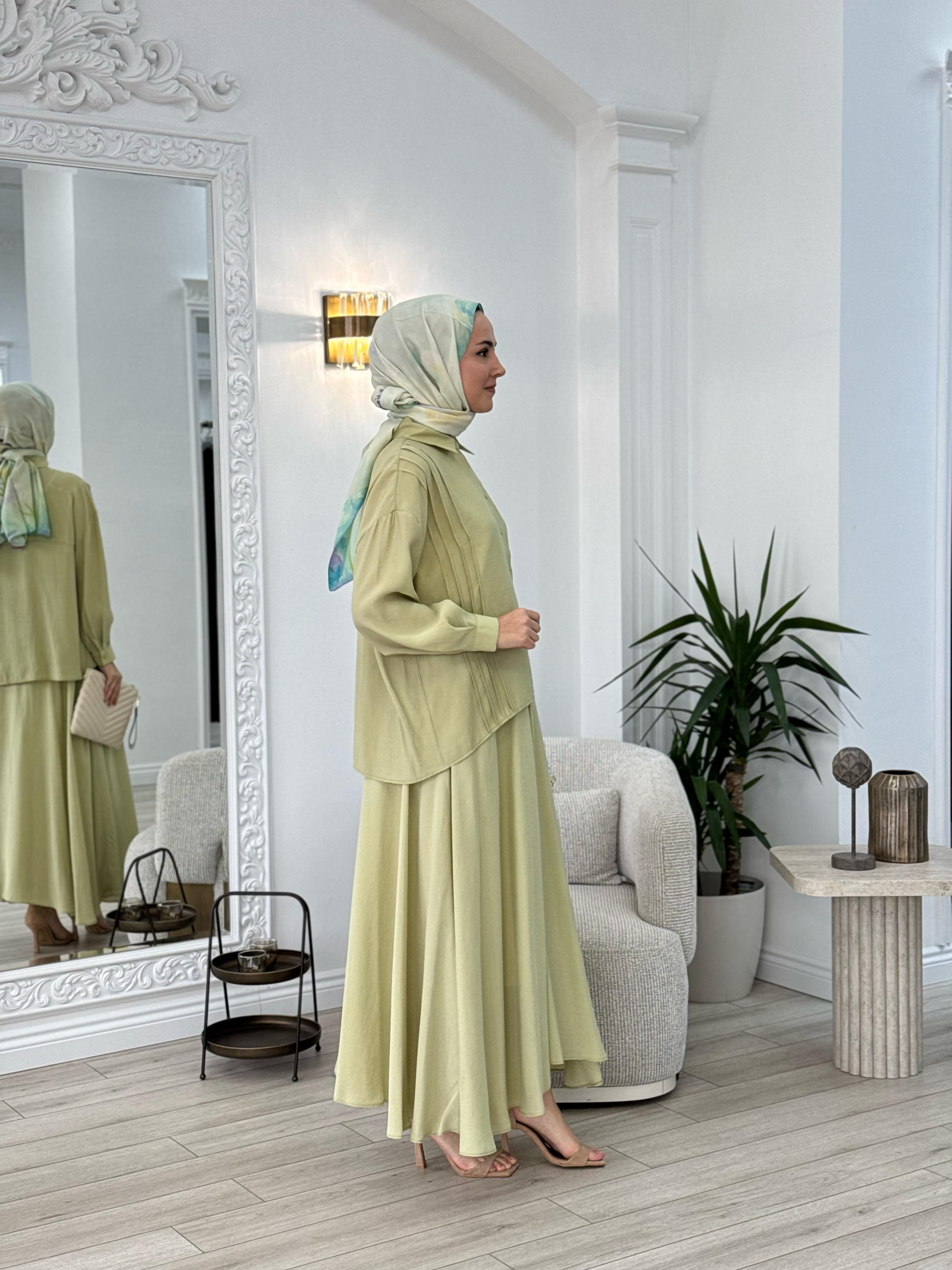 QOOQ Olbis Takım Yeşil 25ss201