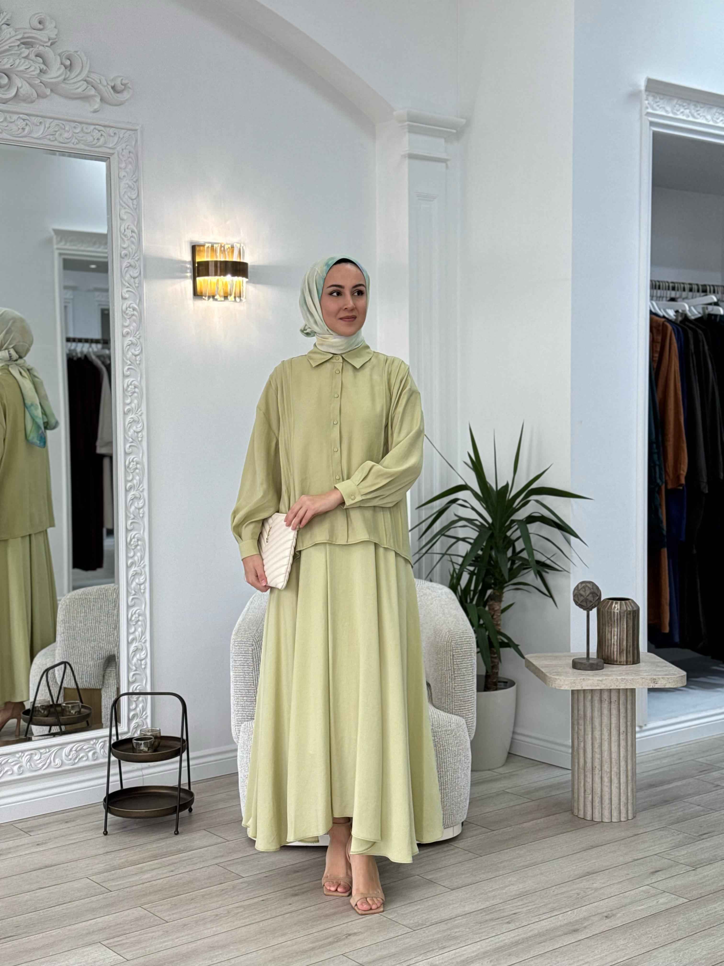 QOOQ Olbis Takım Yeşil 25ss201