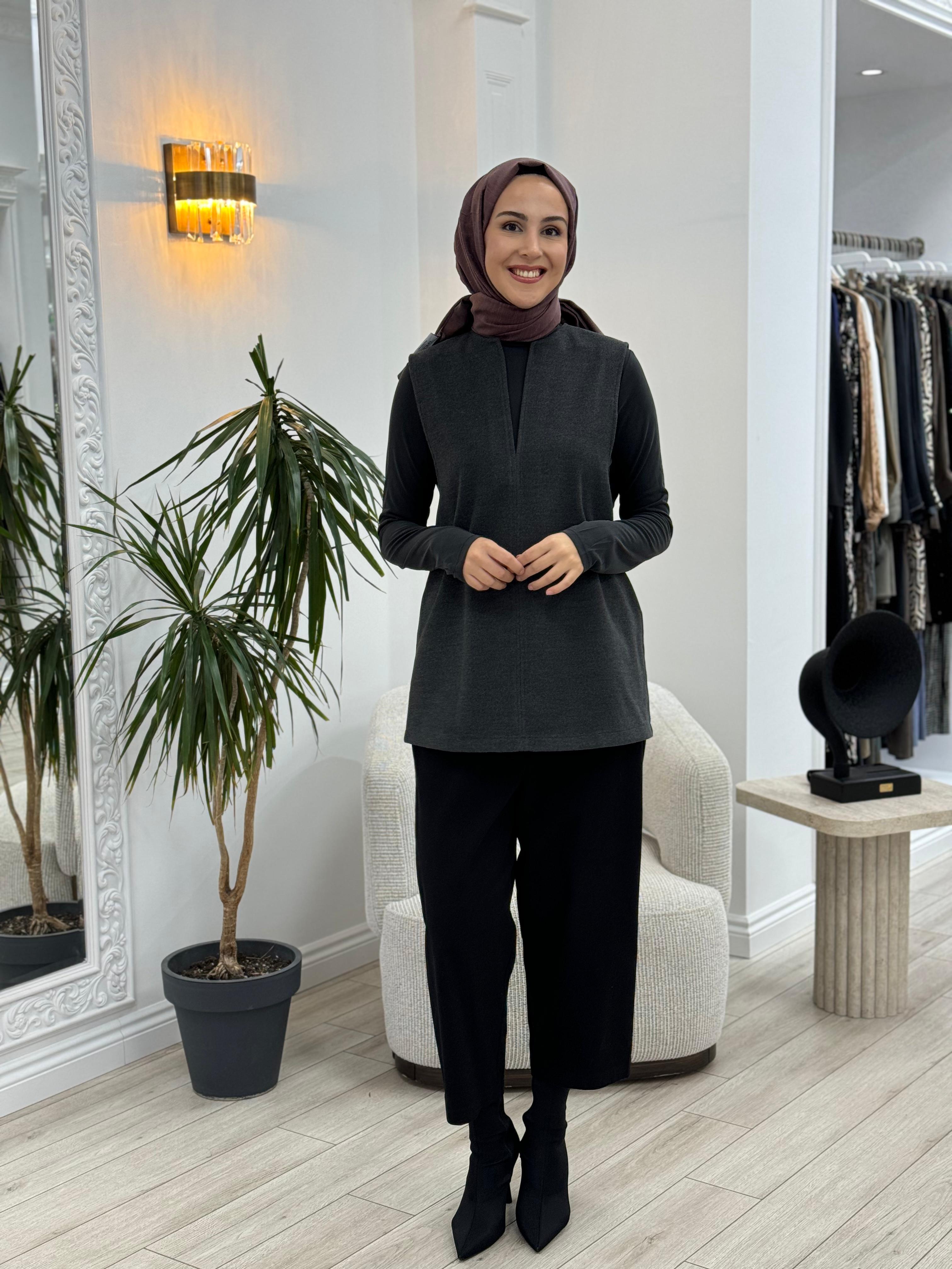 QOOQ Oroka Süveter Gri 25fw609