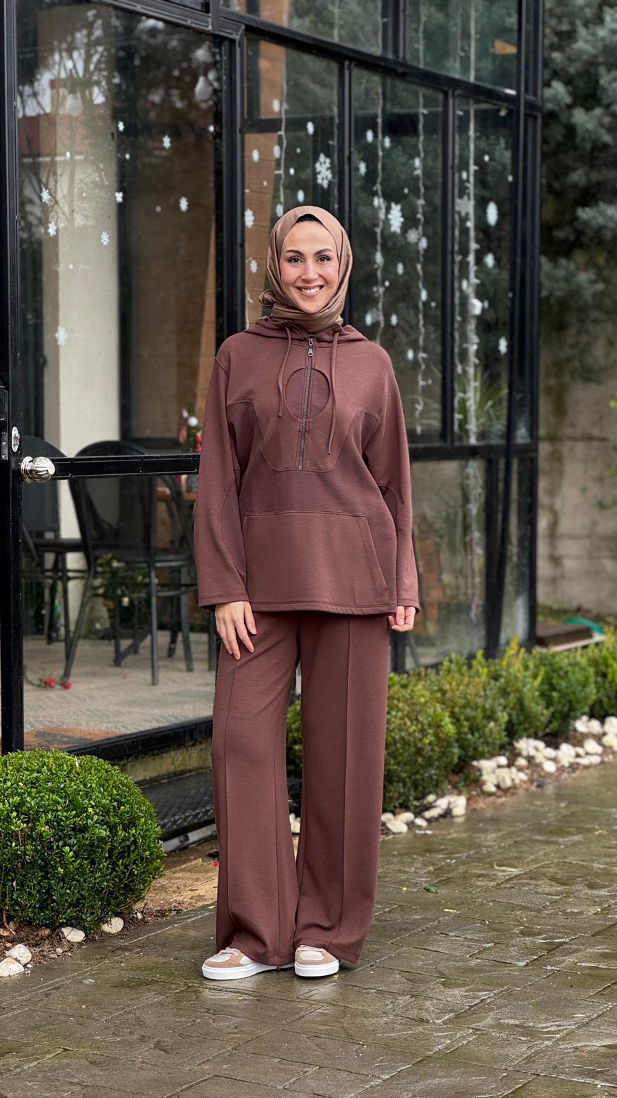 QOOQ Oysho Bordo Pantolon 26fw307
