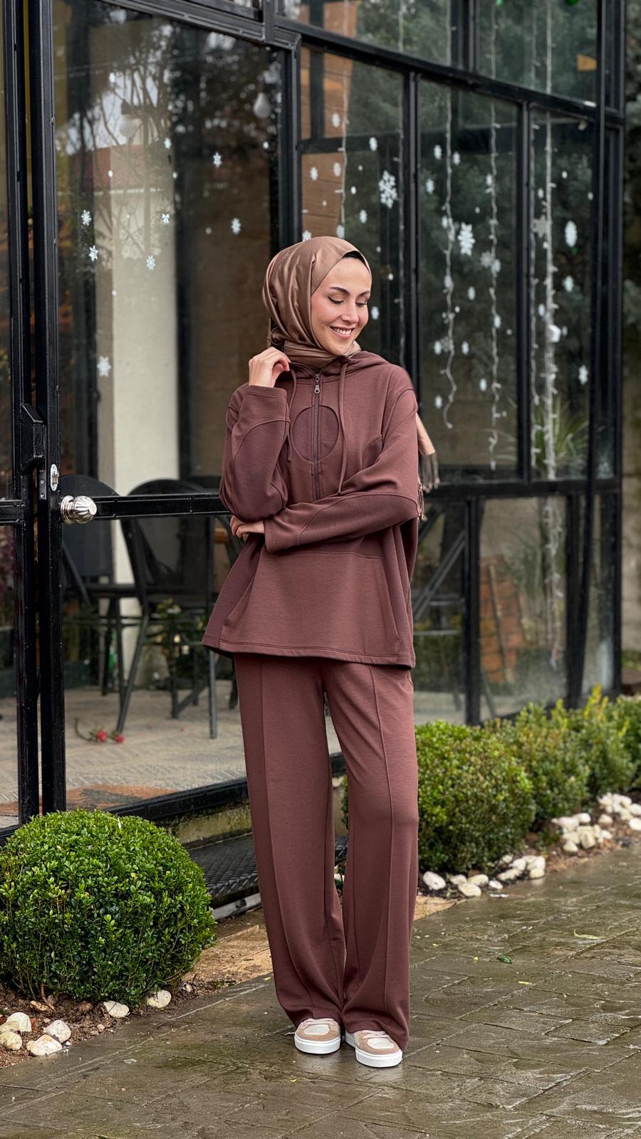QOOQ Oysho Bordo Pantolon 26fw307