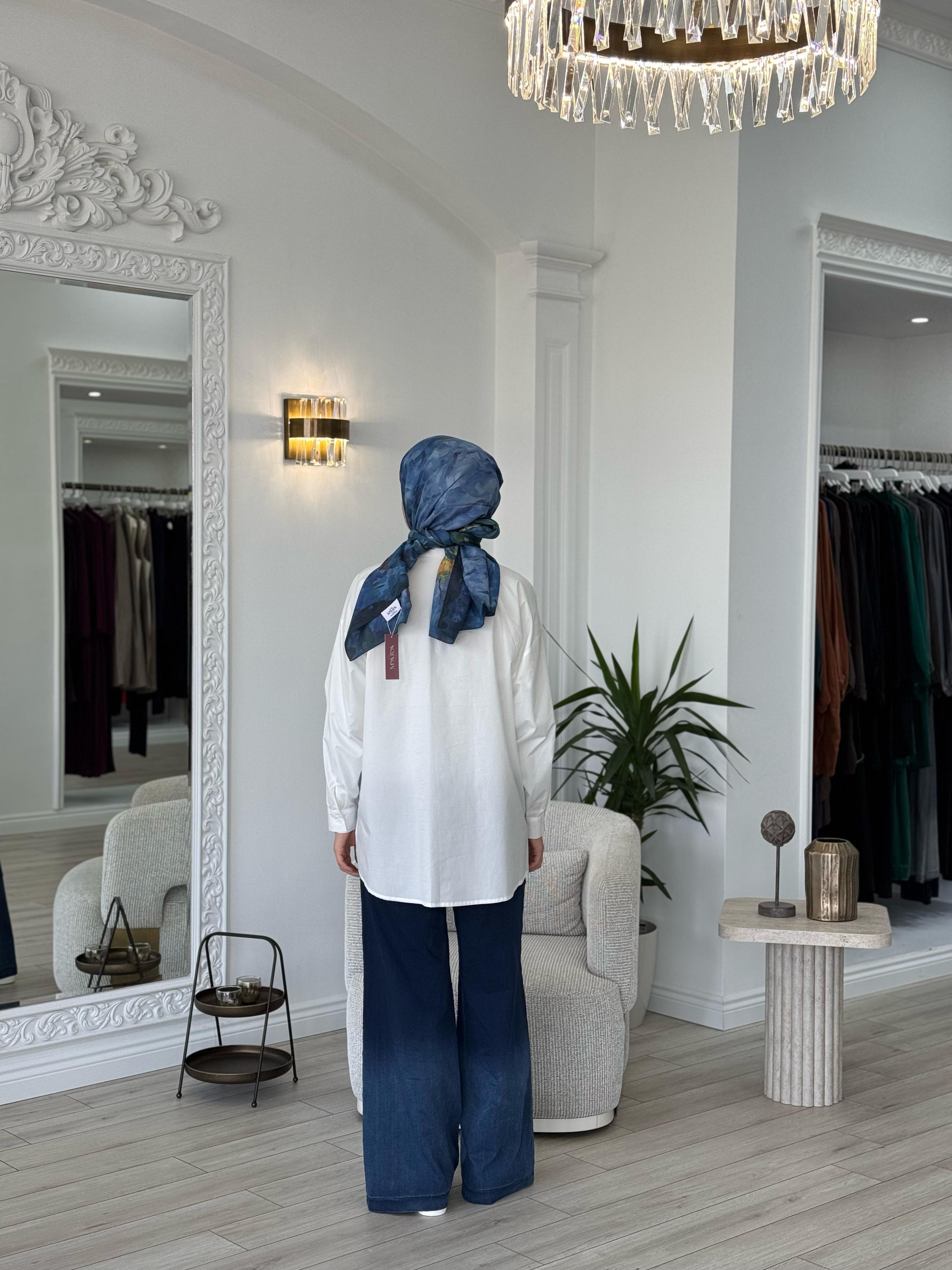 QOOQ Pop Gömlek Beyaz 25ss204