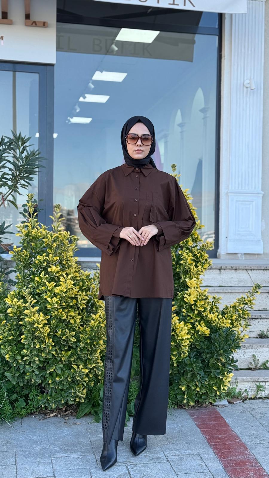 QOOQ Poplin Gömlek 26fw200