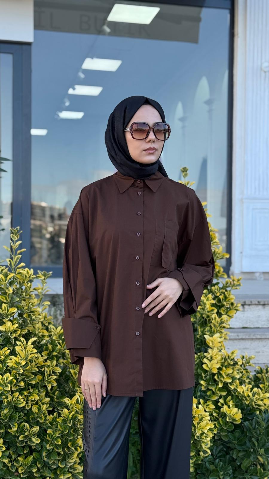 QOOQ Poplin Gömlek 26fw200