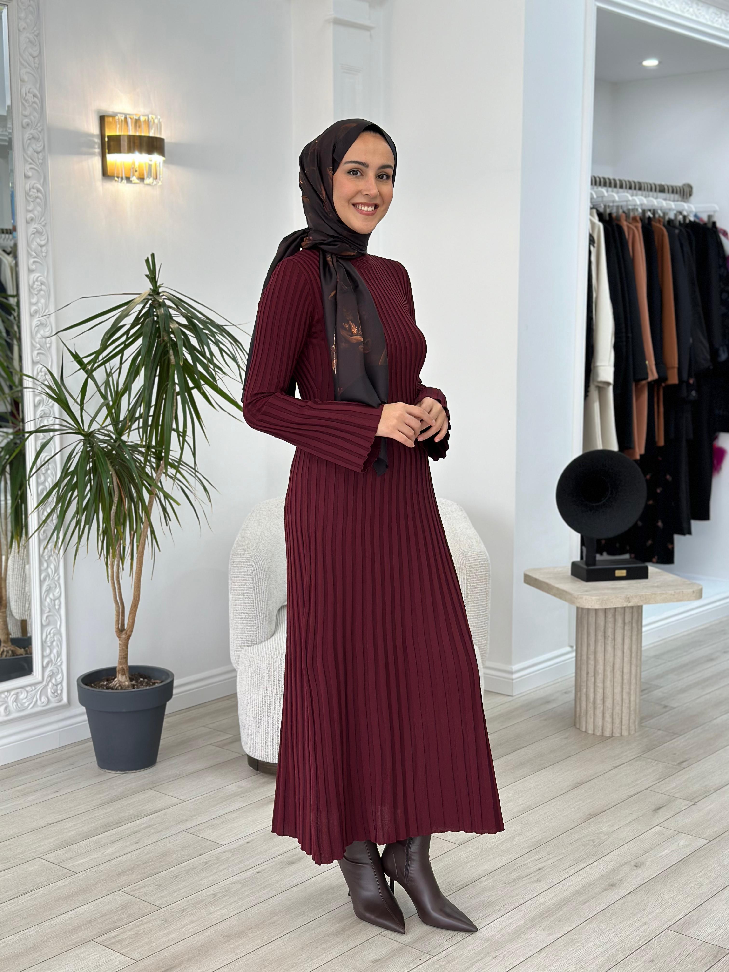 QOOQ Ray Elbise Bordo 25fw401