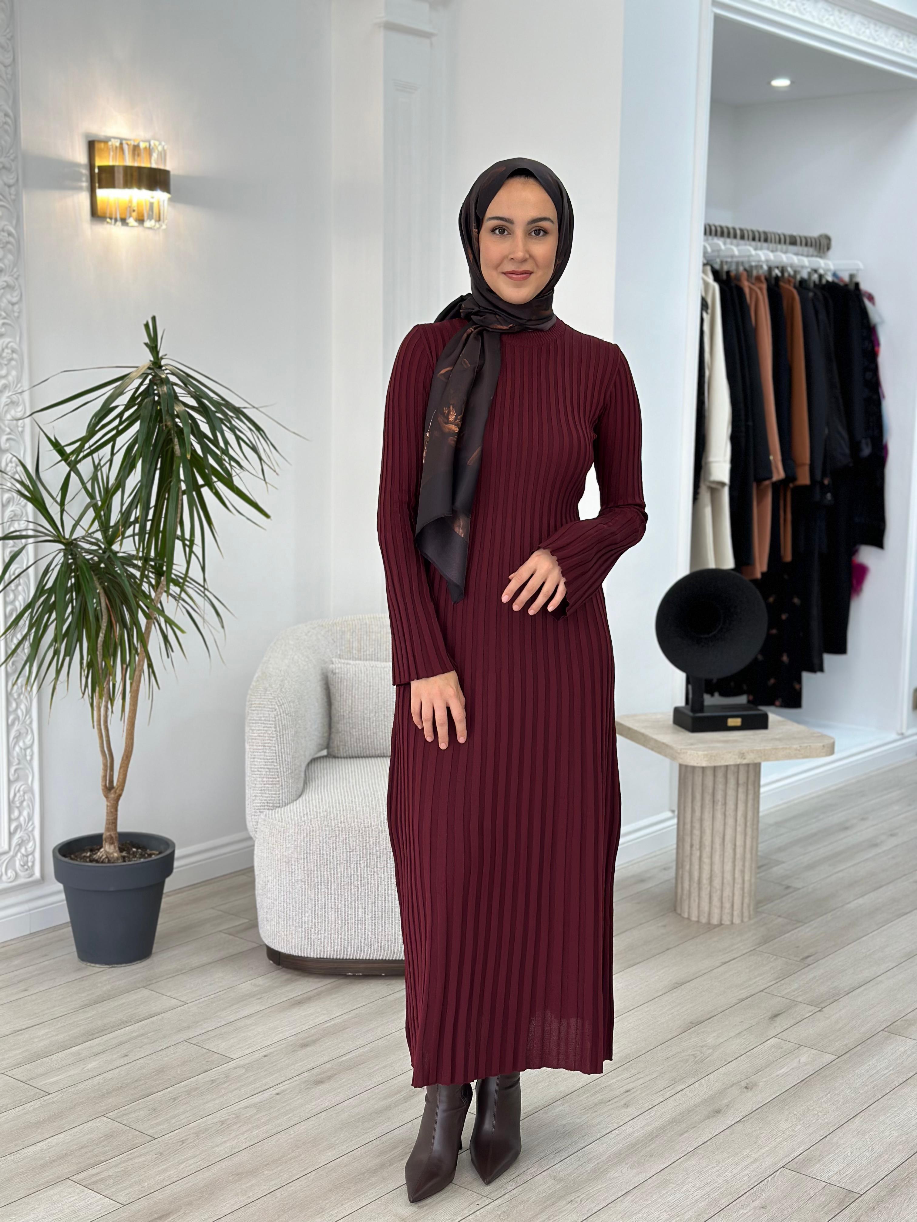 QOOQ Ray Elbise Bordo 25fw401