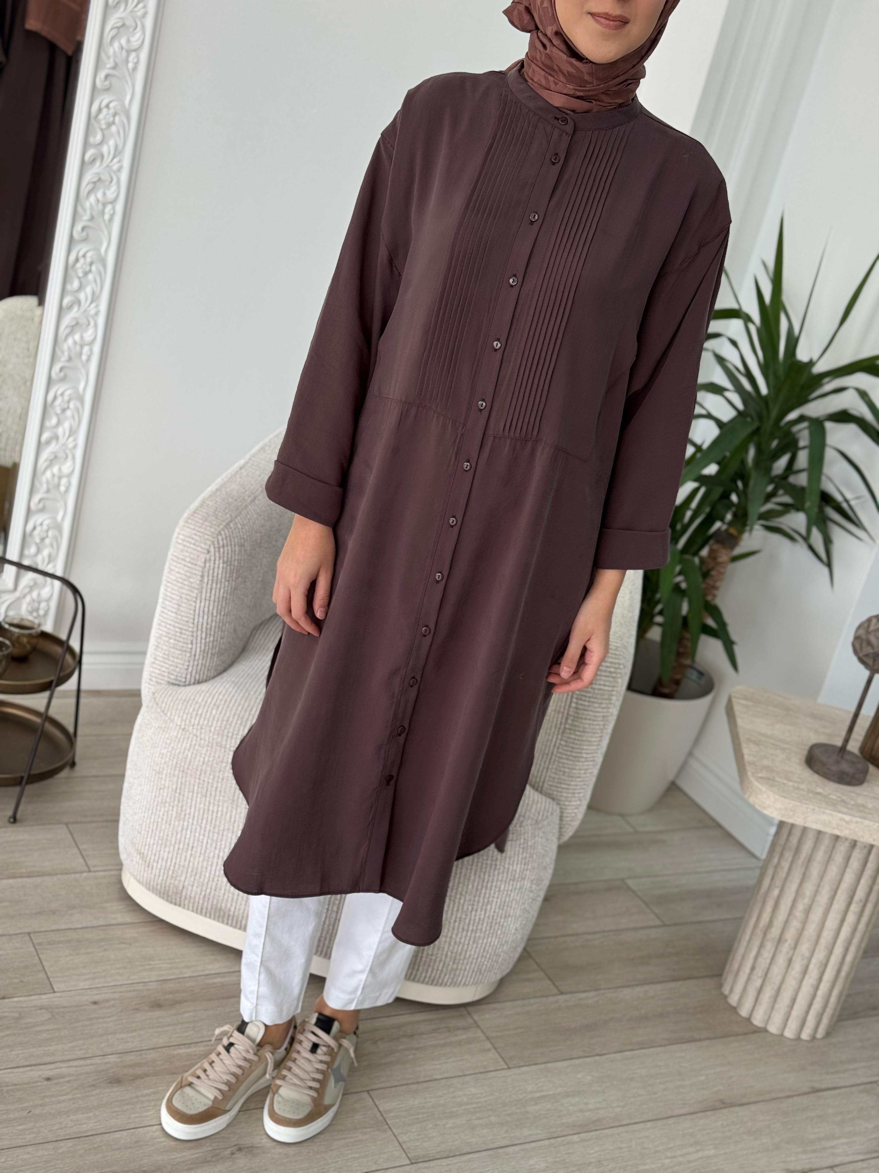 QOOQ Ruvo Gömlek Kahverengi 25ss202