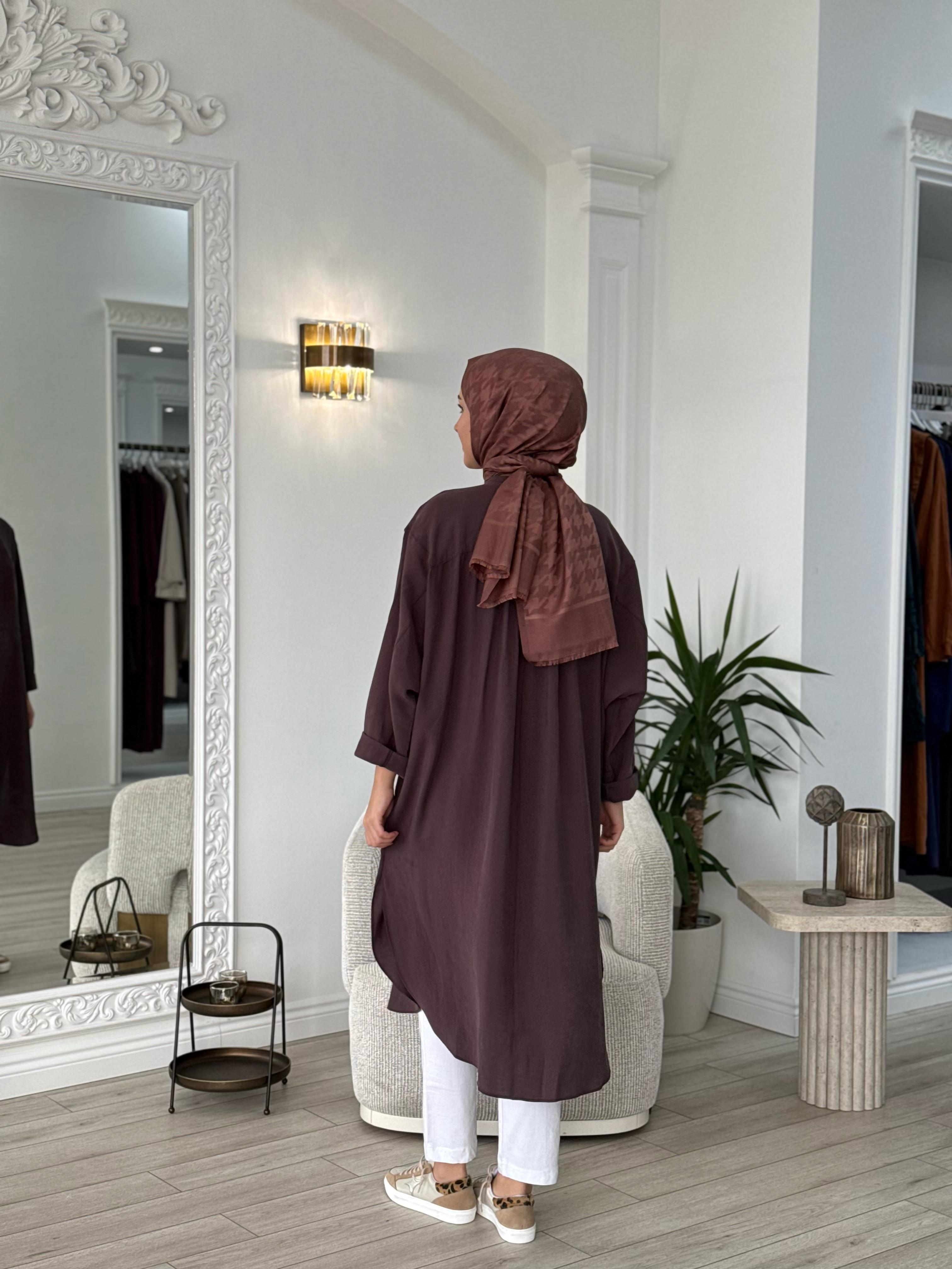 QOOQ Ruvo Gömlek Kahverengi 25ss202