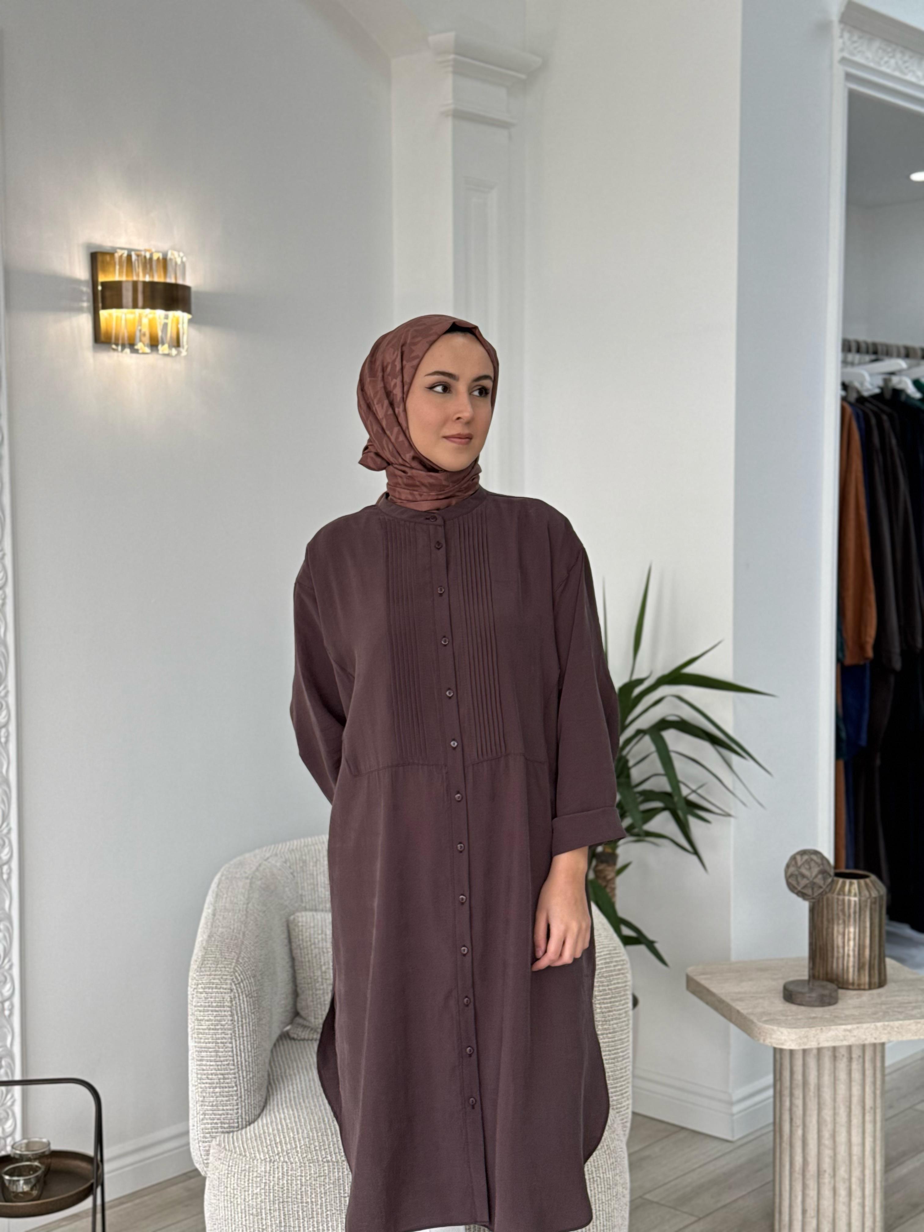 QOOQ Ruvo Gömlek Kahverengi 25ss202