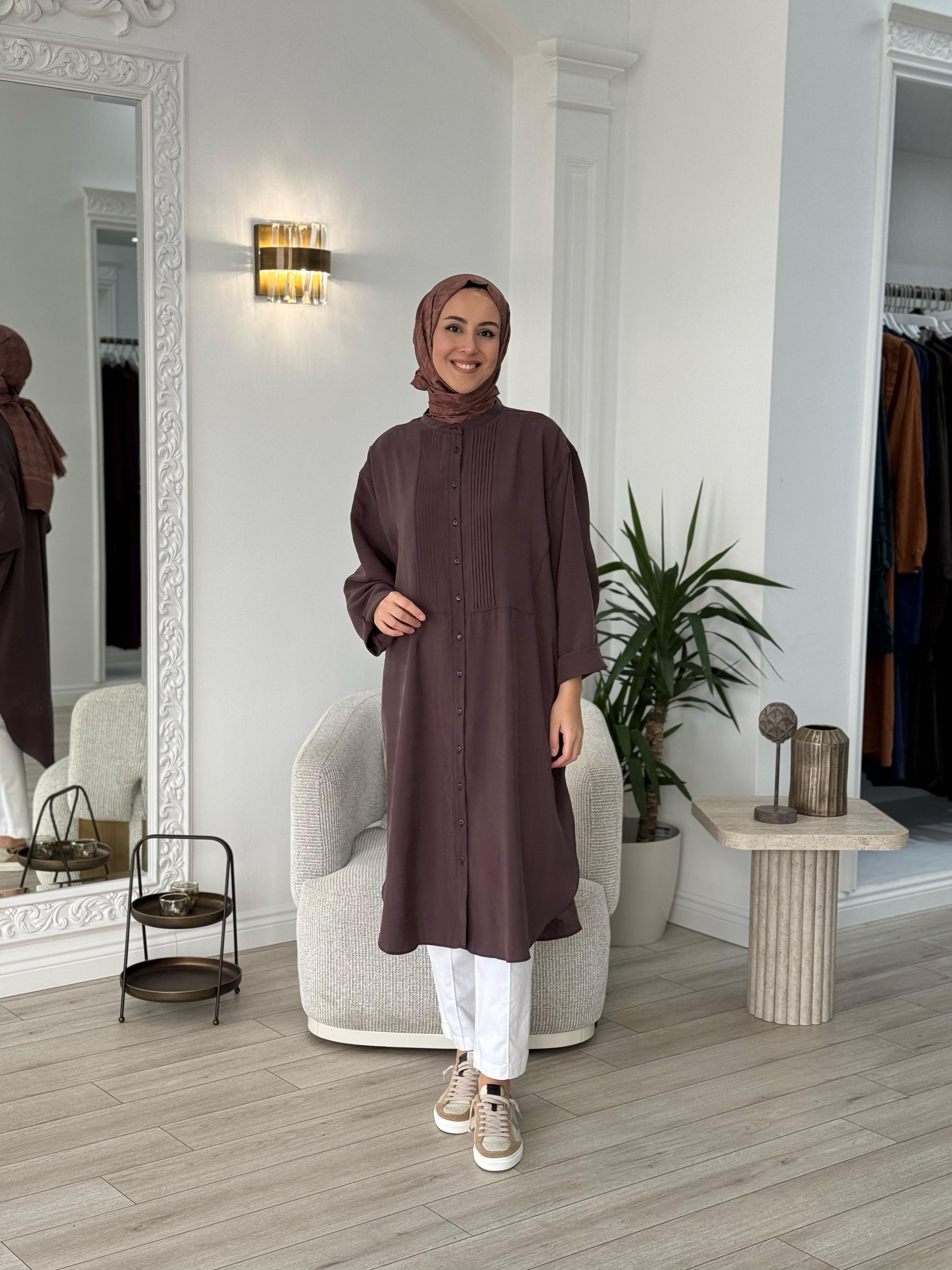 QOOQ Ruvo Gömlek Kahverengi 25ss202