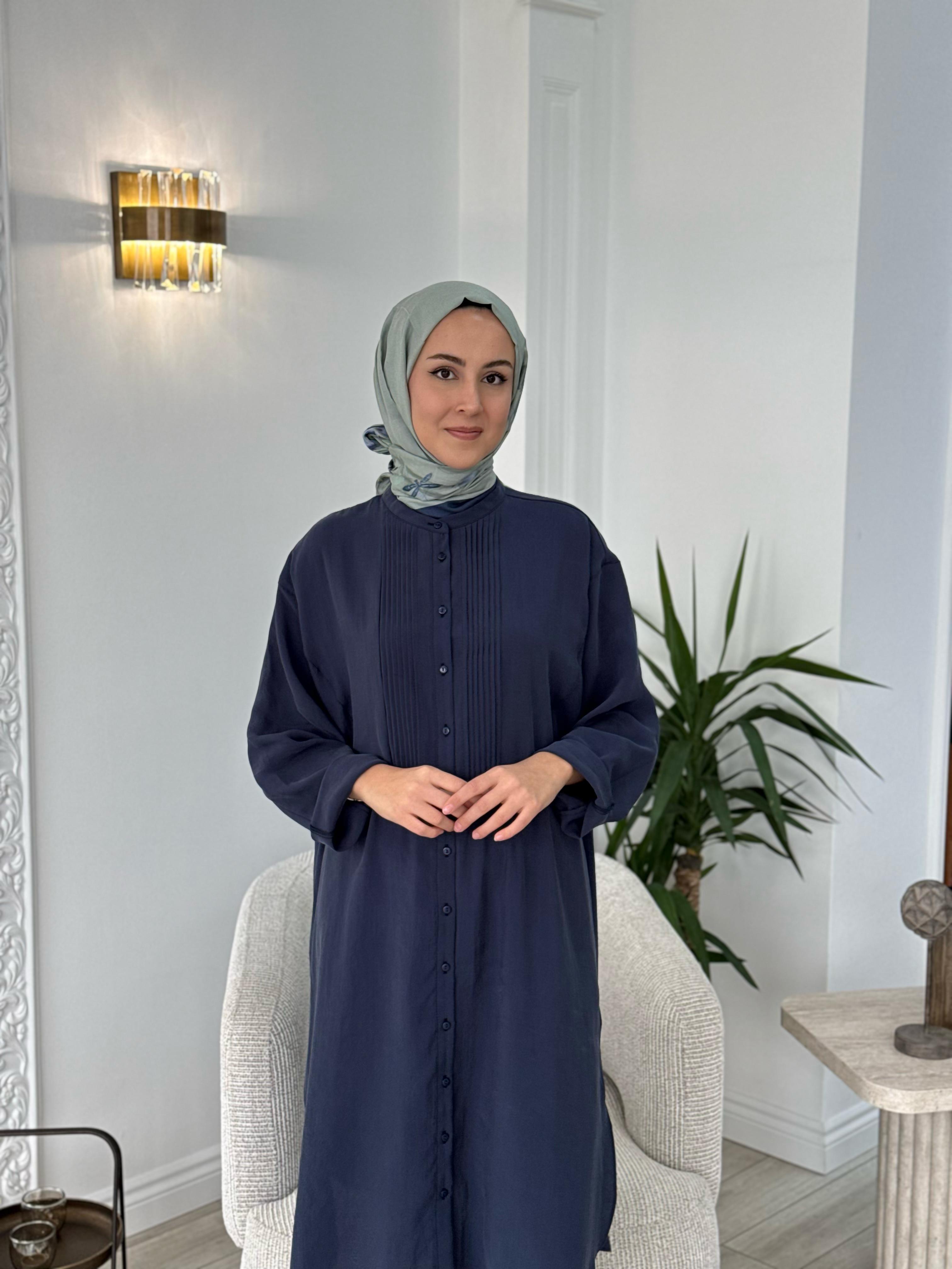 QOOQ Ruvo Gömlek Lacivert 25ss202