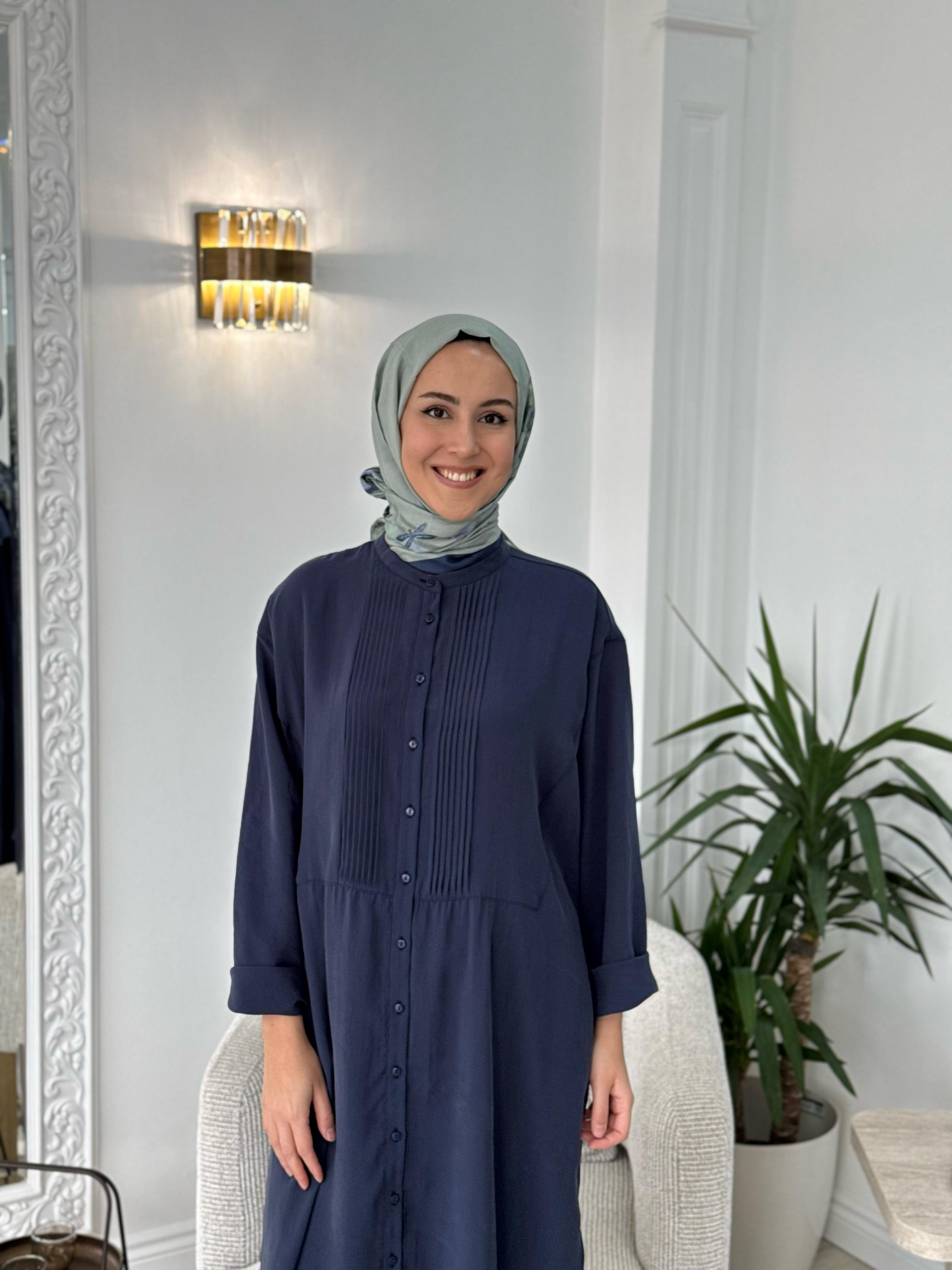 QOOQ Ruvo Gömlek Lacivert 25ss202