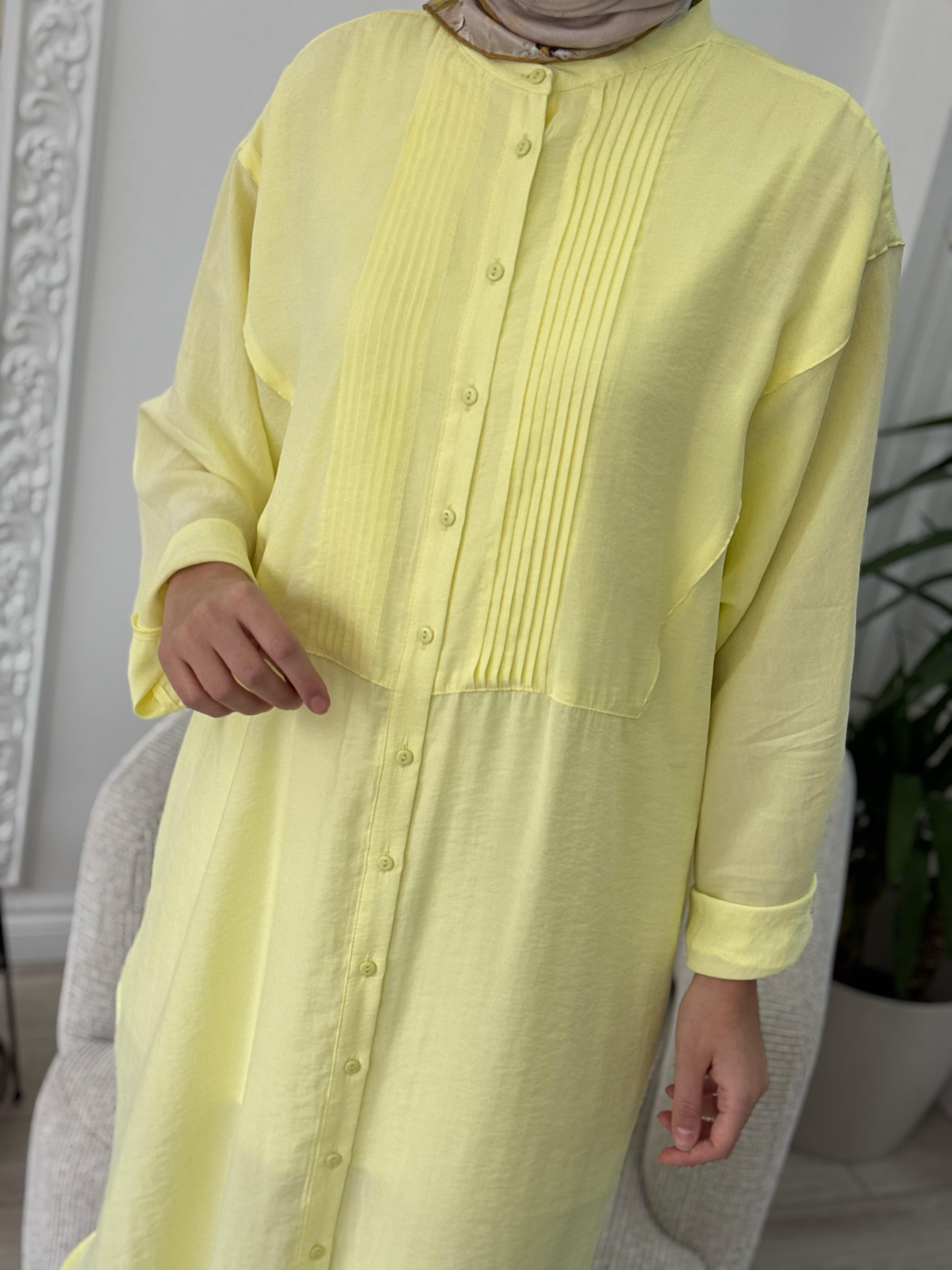 QOOQ Ruvo Gömlek Limon  25ss202