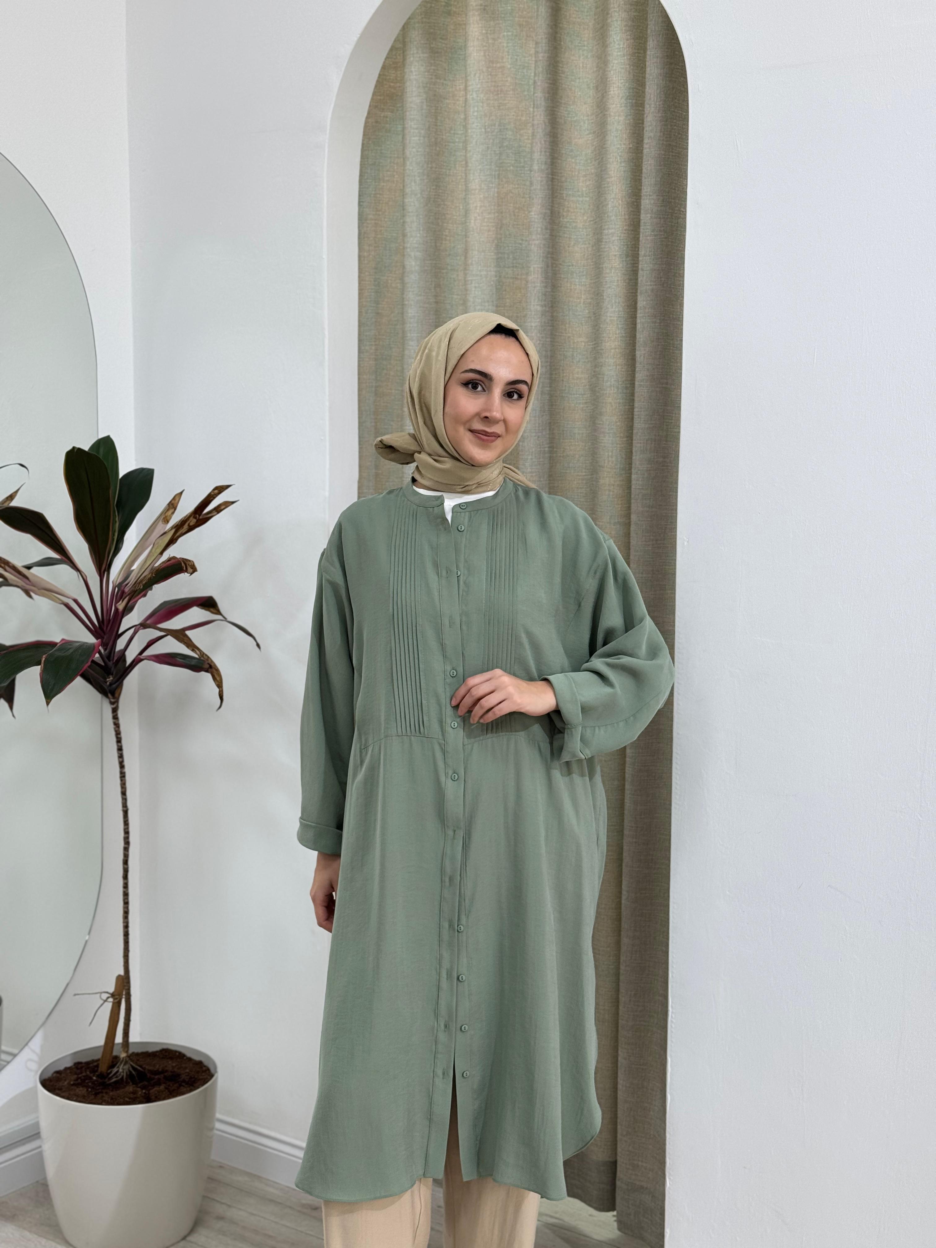QOOQ Ruvo Gömlek Yeşil 25ss202