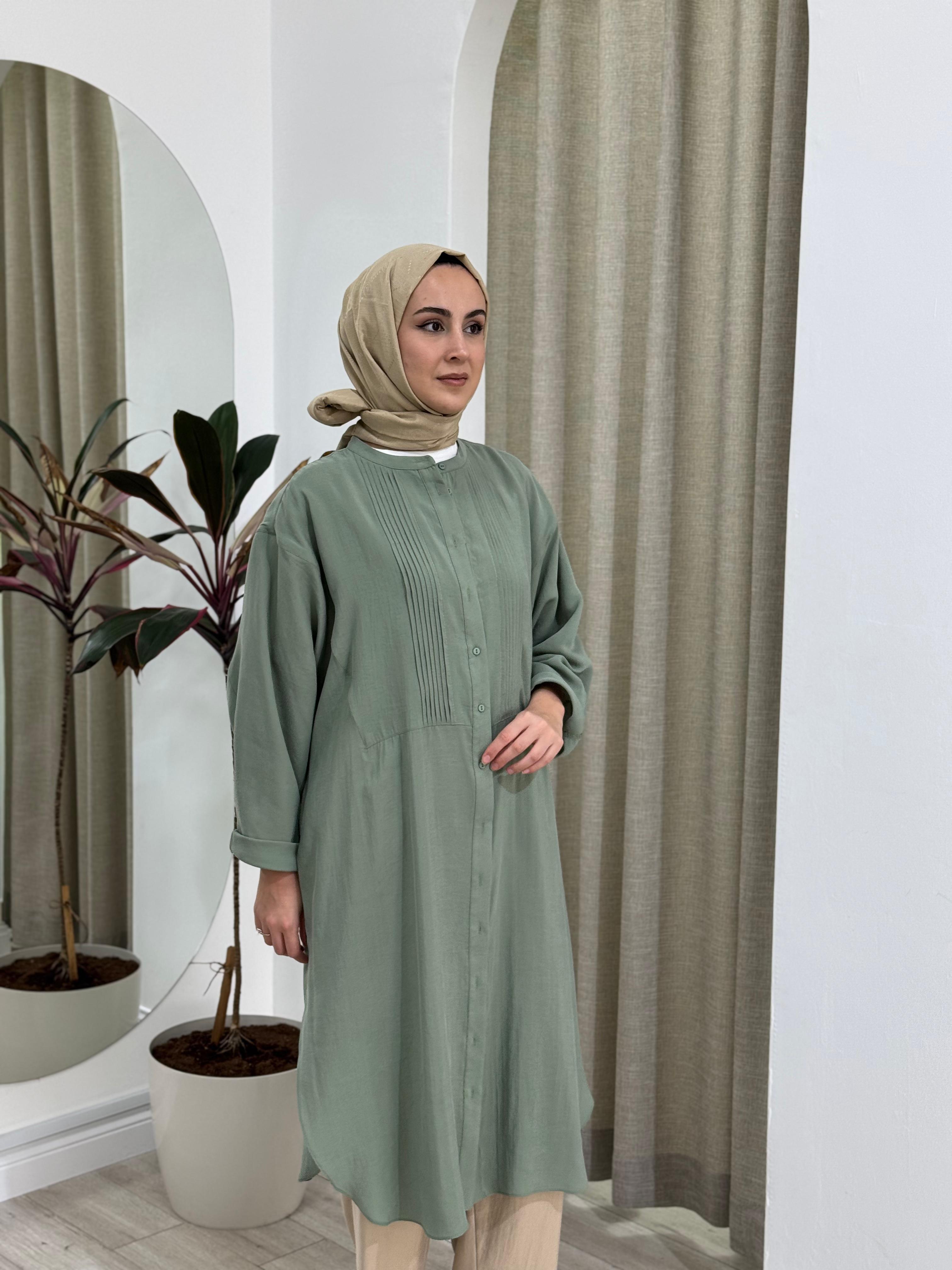 QOOQ Ruvo Gömlek Yeşil 25ss202