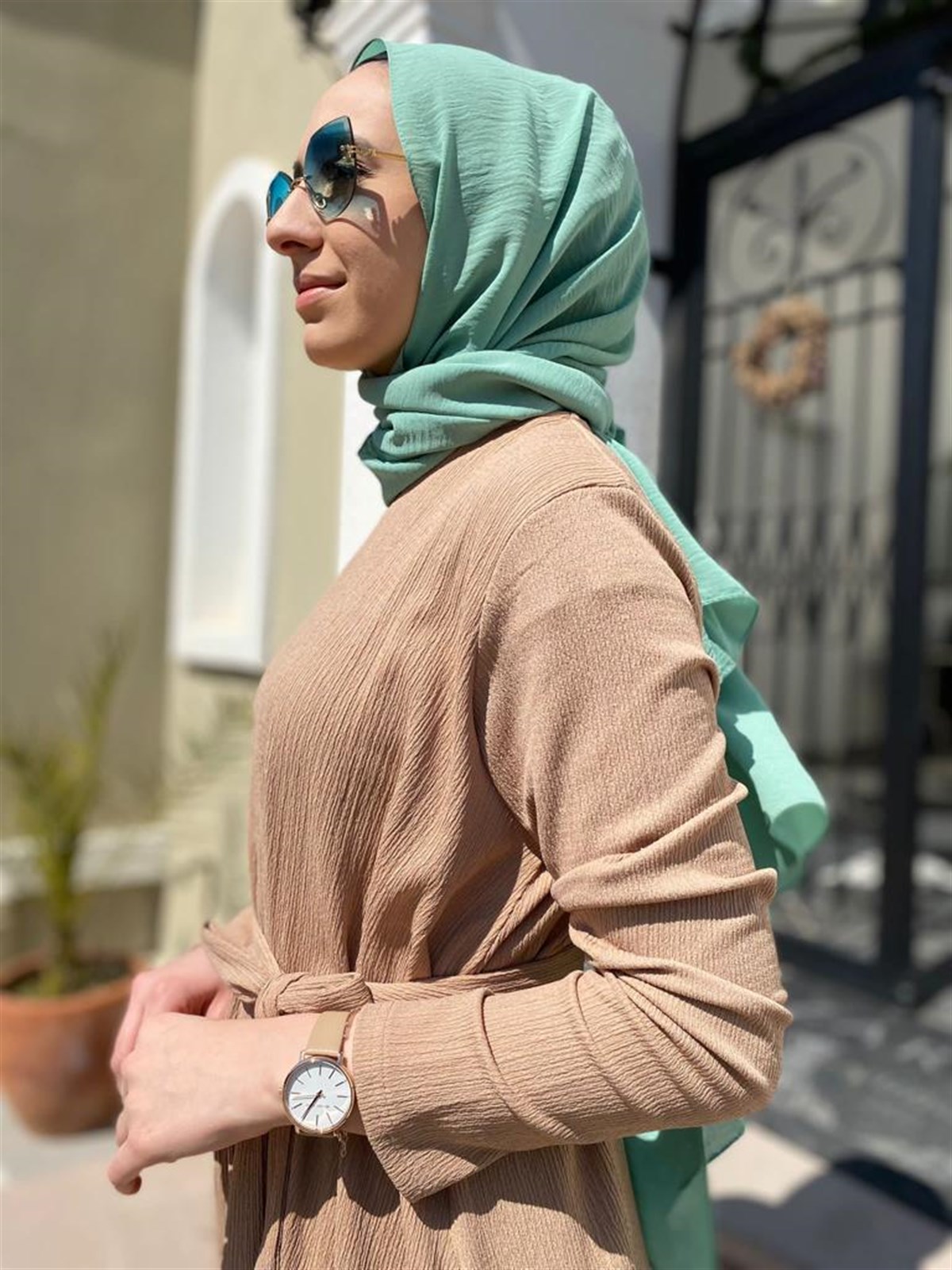 Qooq Şalvar Tulum Bej 22SS700