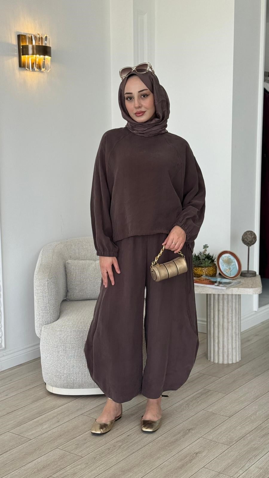 QOOQ Sasha Bluzlu Pantolon Takım 26ss205