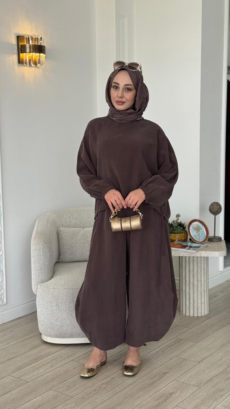 QOOQ Sasha Bluzlu Pantolon Takım 26ss205