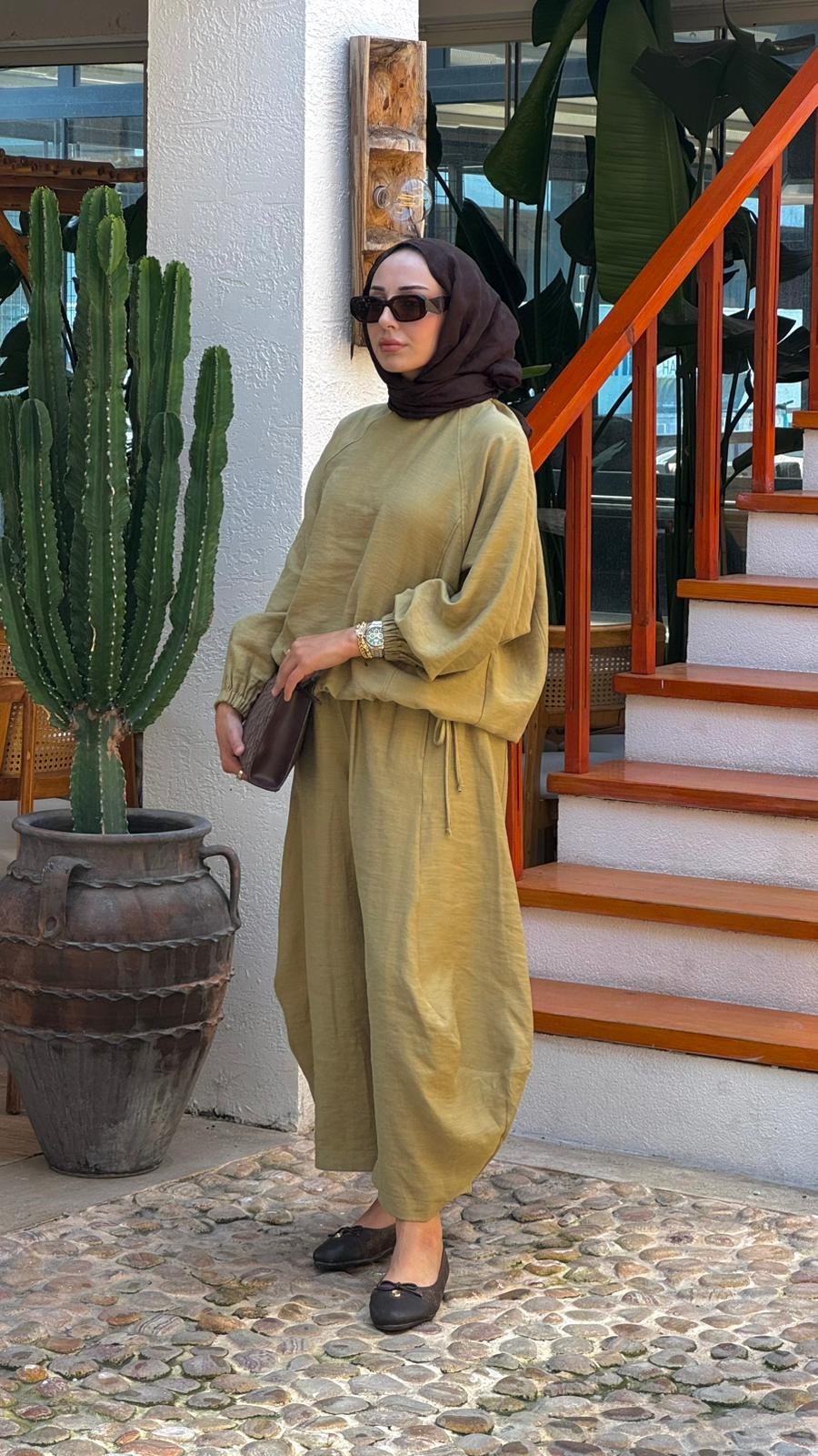 QOOQ Sasha Bluzlu Pantolon Takım 26ss205