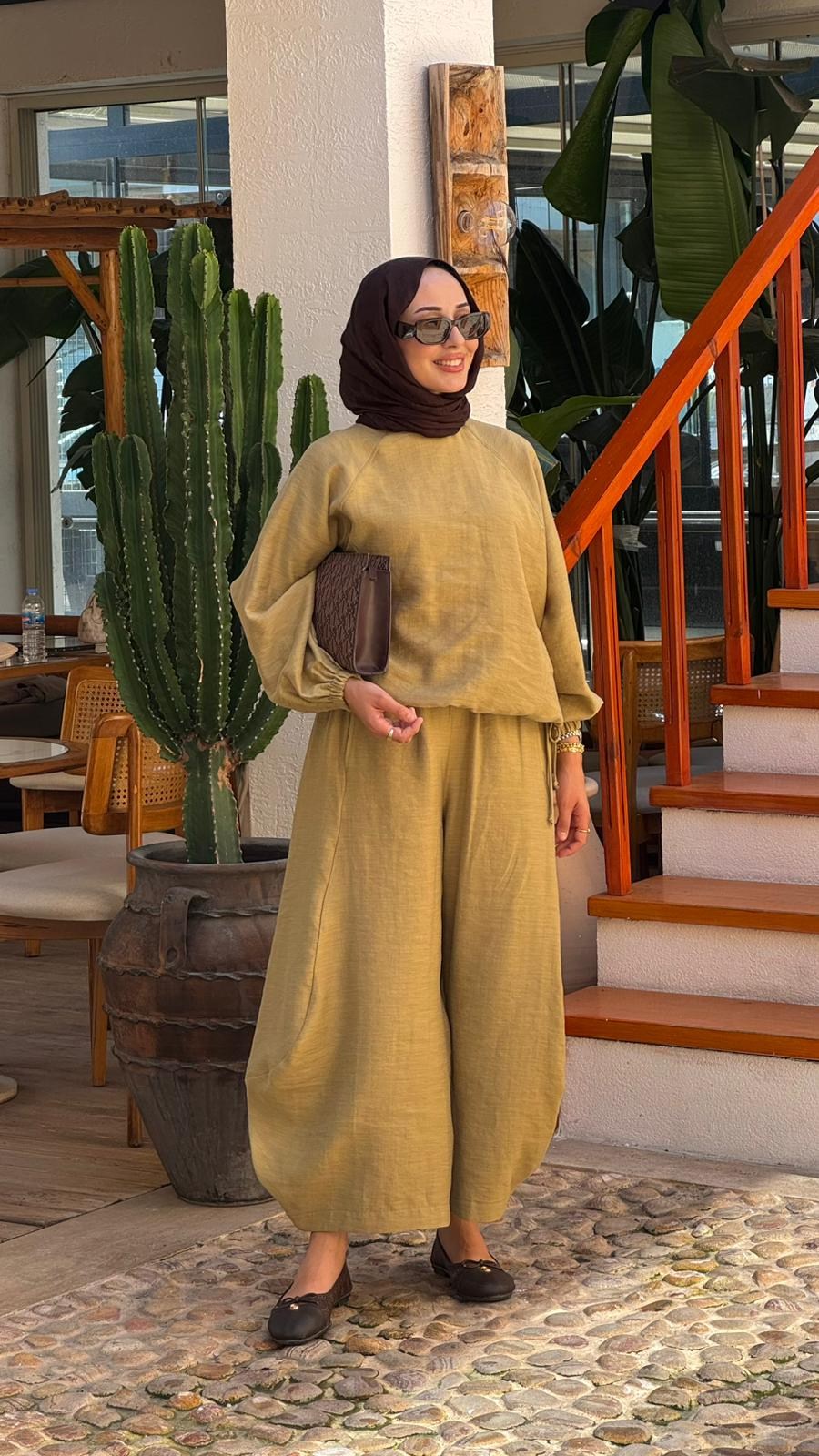 QOOQ Sasha Bluzlu Pantolon Takım 26ss205