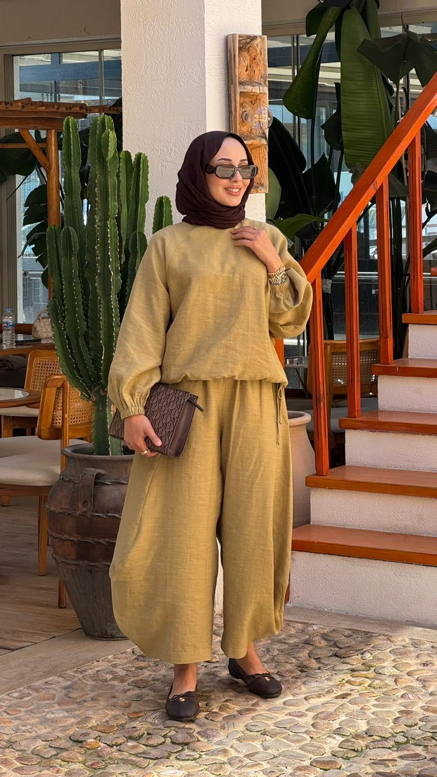 QOOQ Sasha Bluzlu Pantolon Takım 26ss205