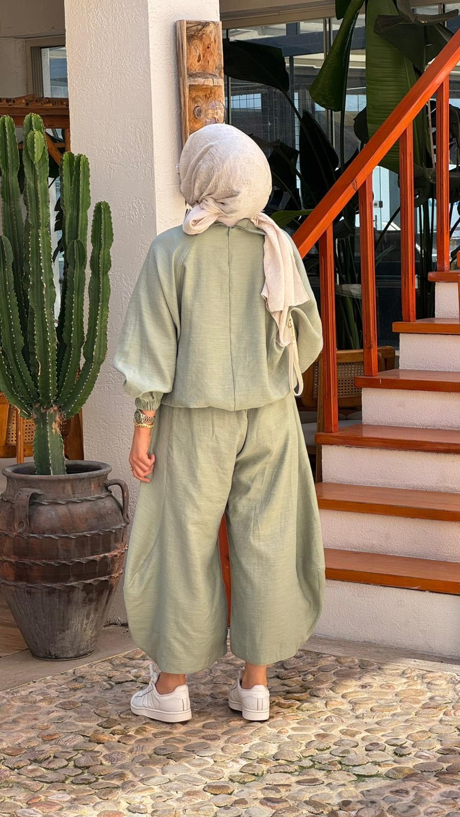 QOOQ Sasha Bluzlu Pantolon Takım 26ss205