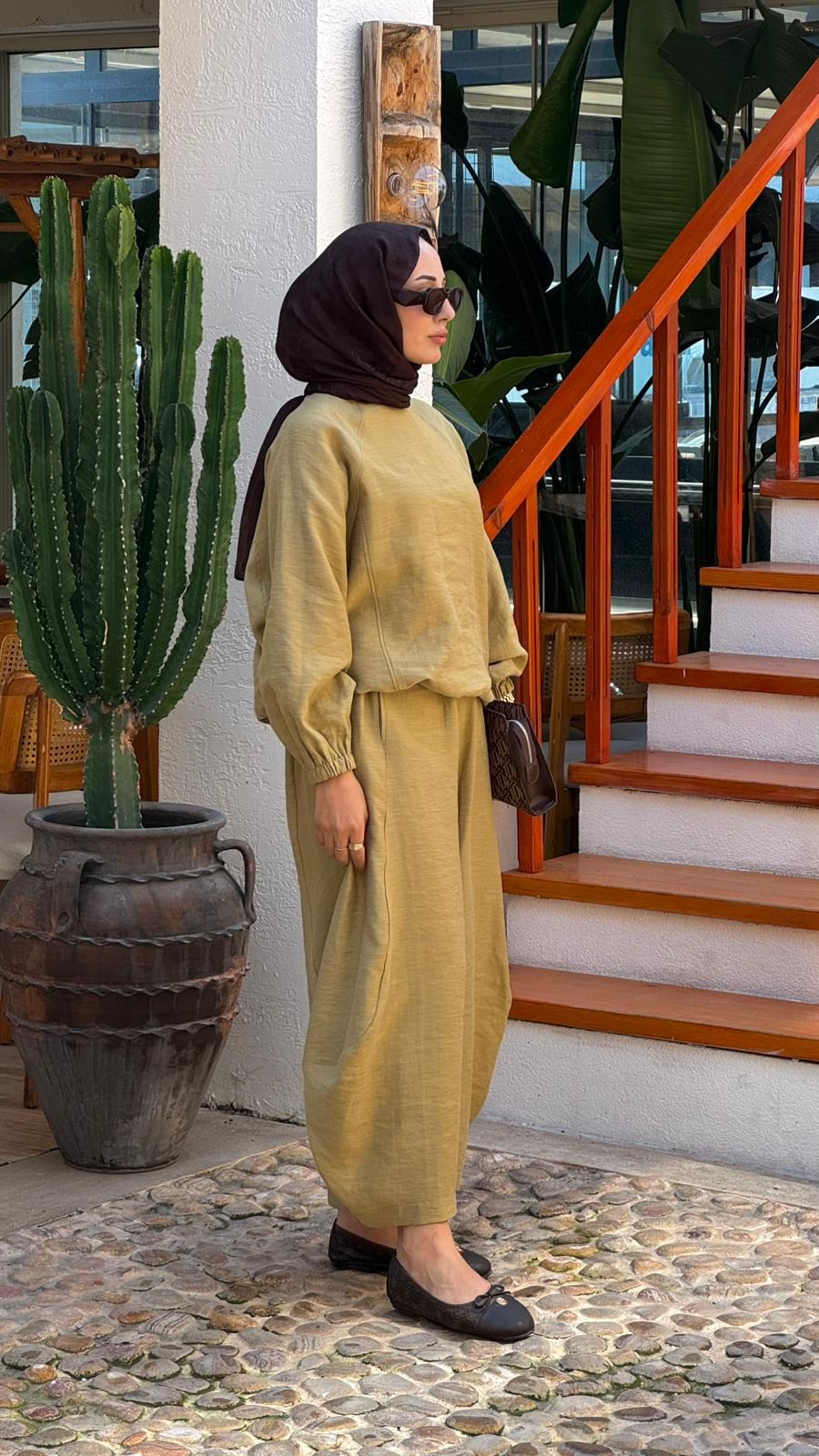 QOOQ Sasha Bluzlu Pantolon Takım 26ss205