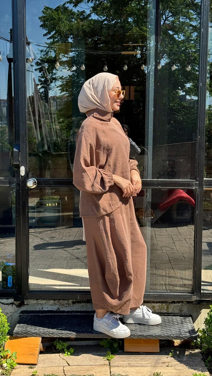 QOOQ Sasha Bluzlu Pantolon Takım 26ss205