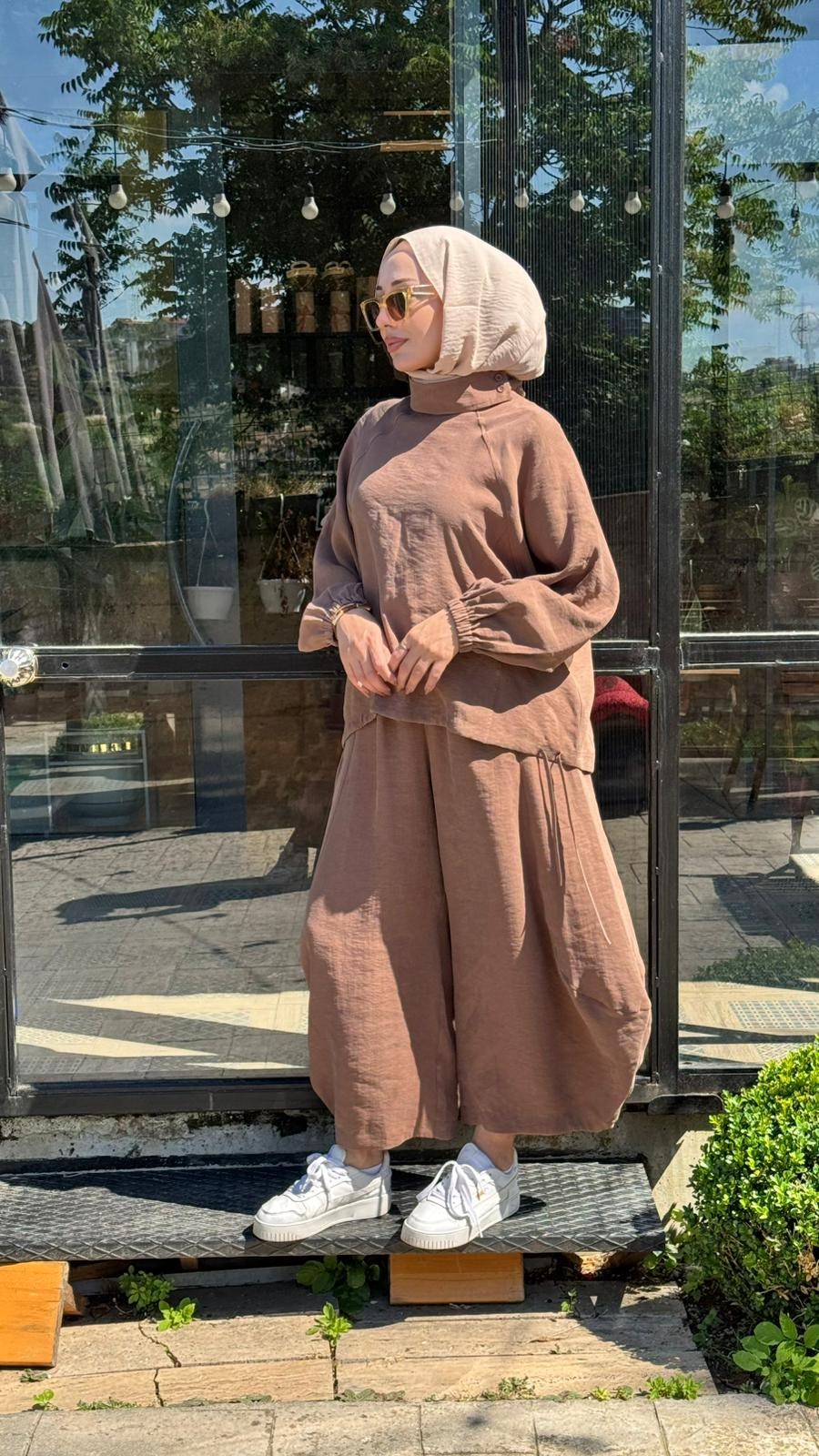 QOOQ Sasha Bluzlu Pantolon Takım 26ss205