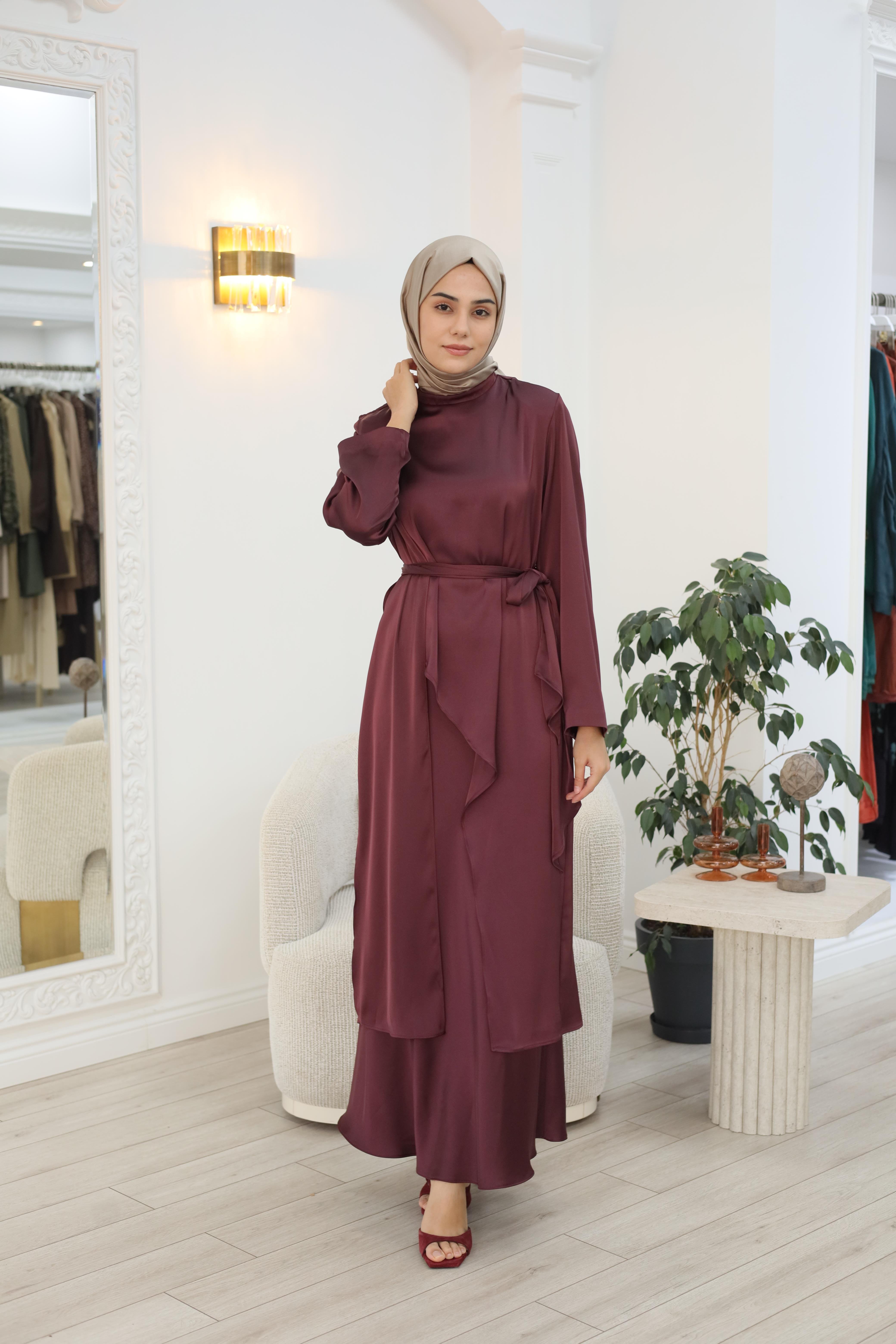 QOOQ Saten Takım 26fw201