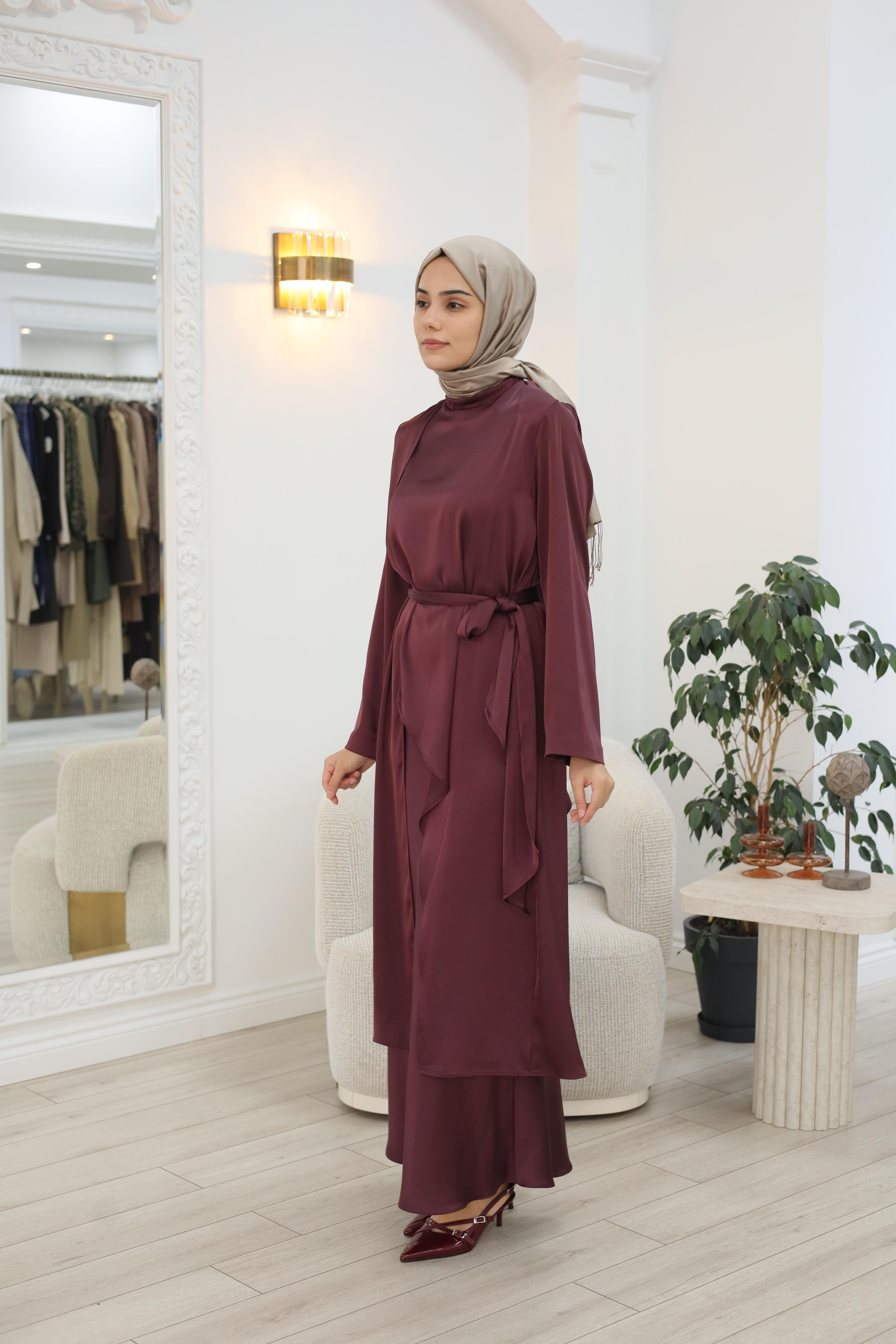 QOOQ Saten Takım 26fw201