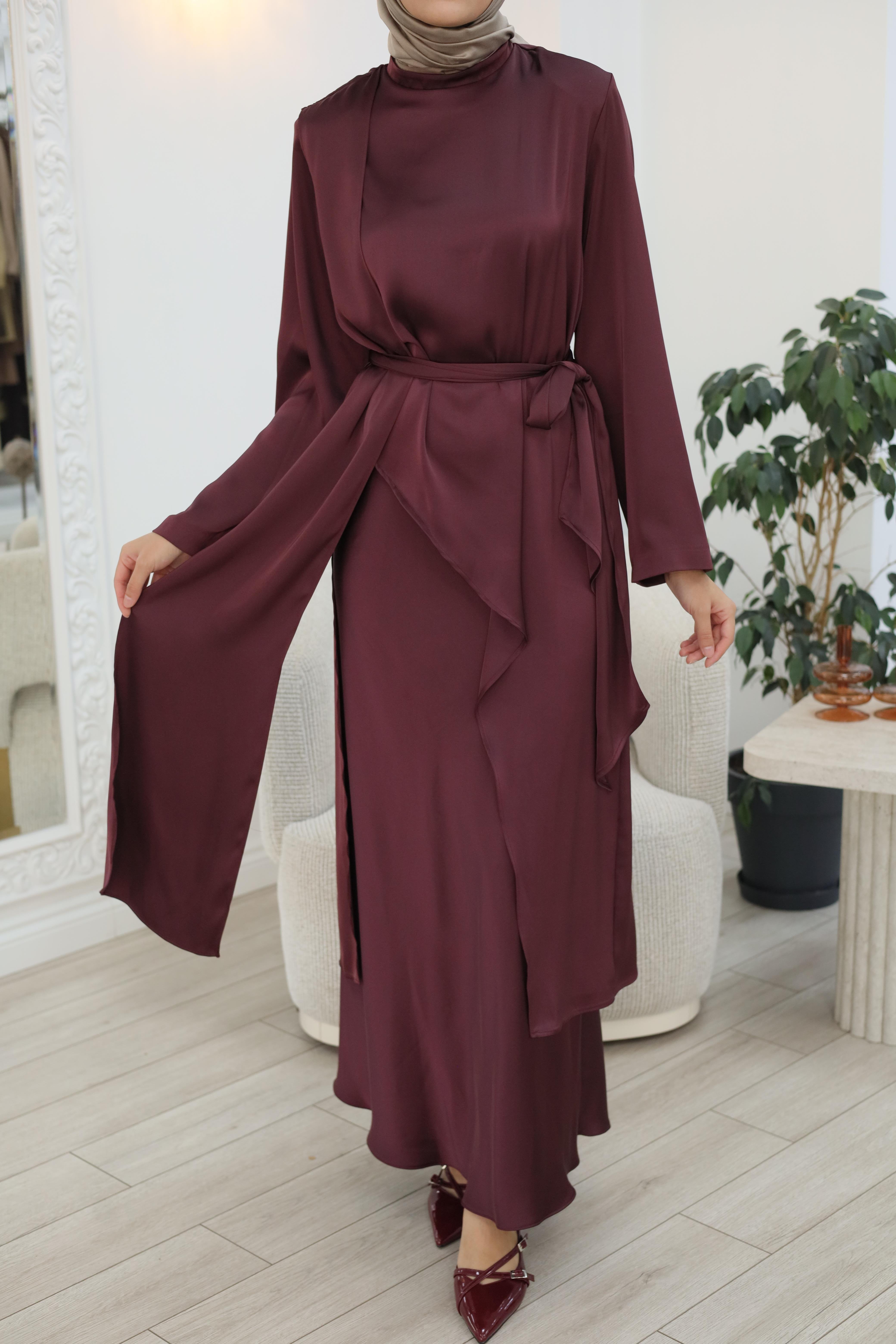 QOOQ Saten Takım 26fw201