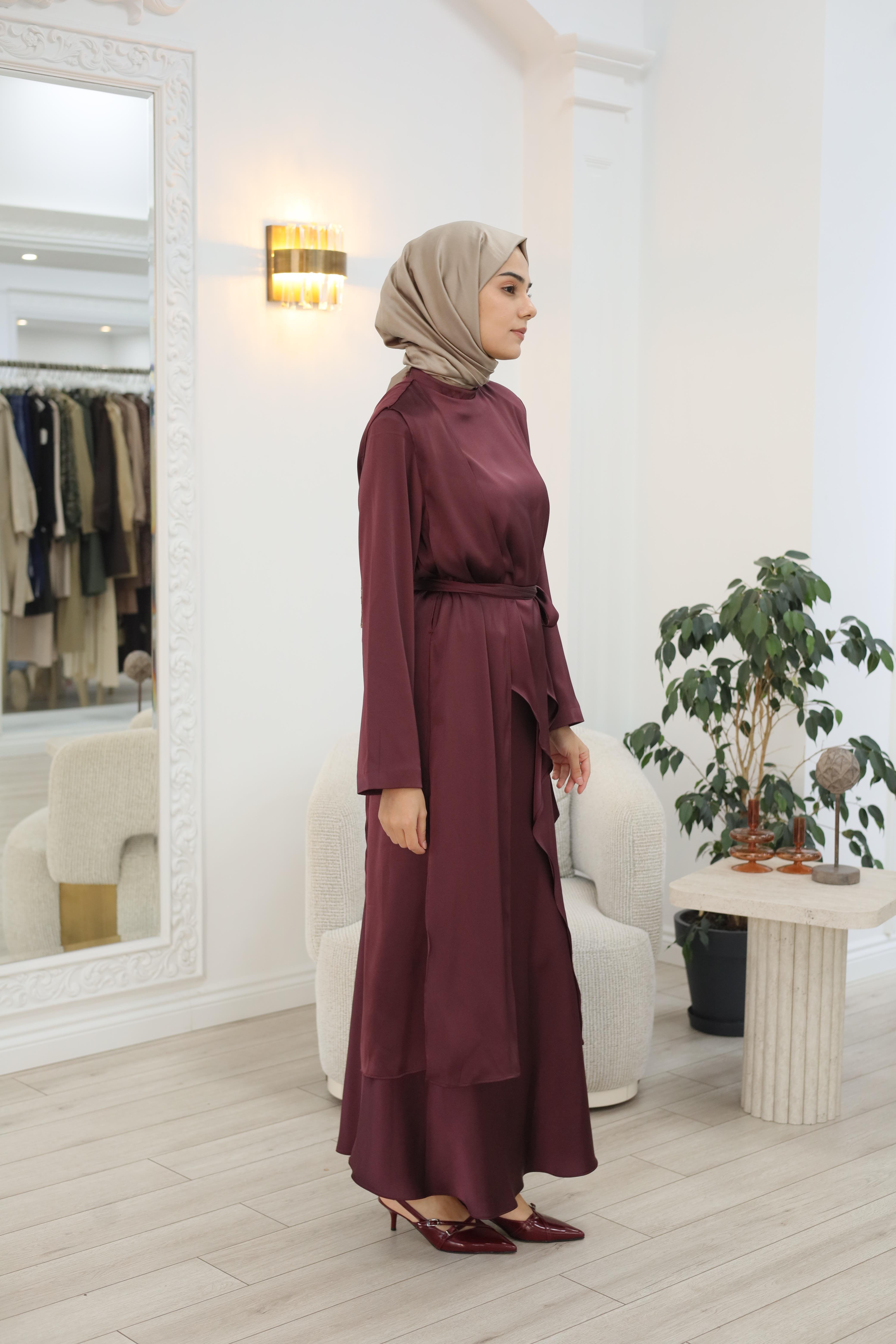 QOOQ Saten Takım 26fw201
