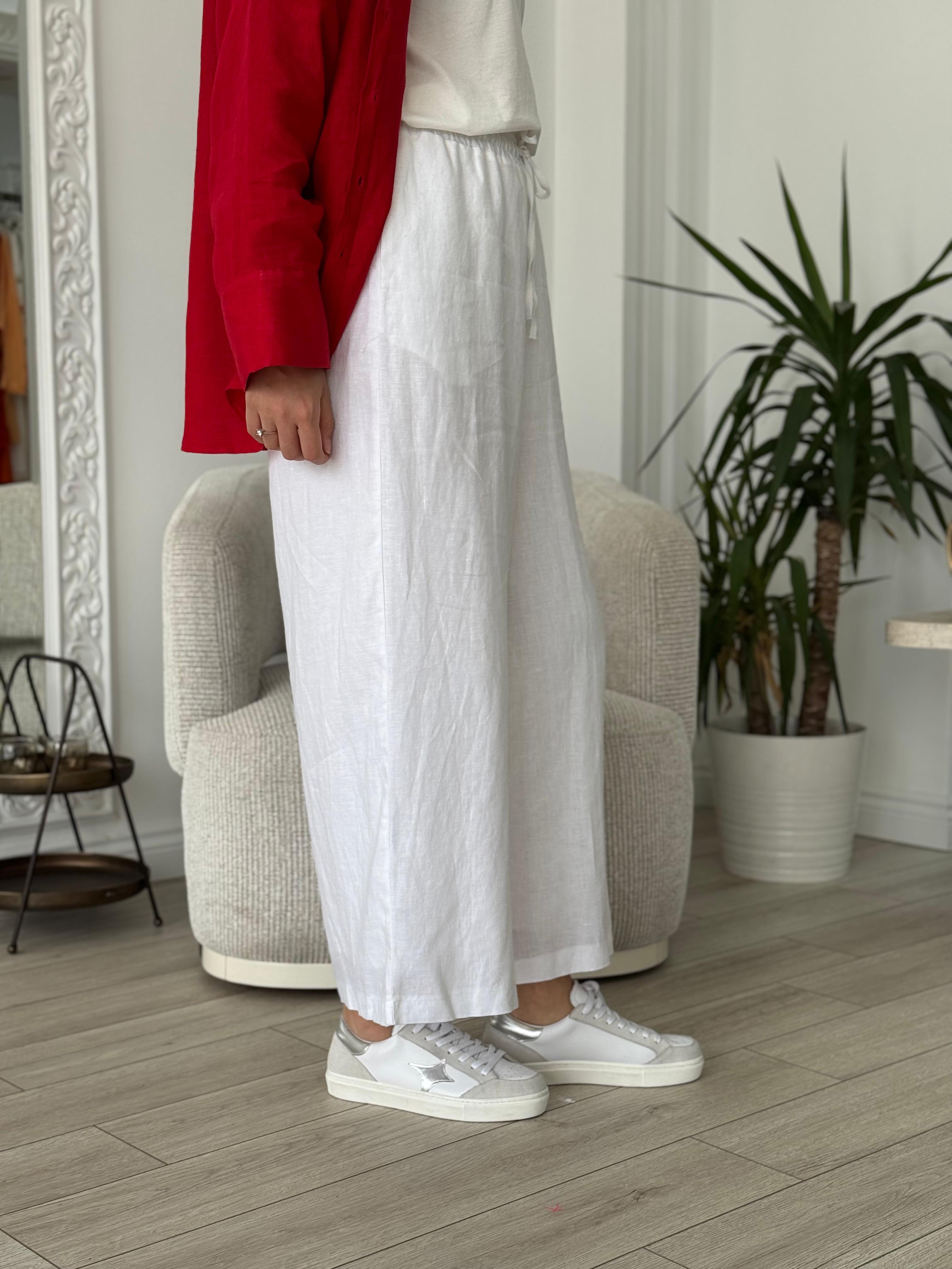 QOOQ Soffy Pantolon Beyaz 25ss309