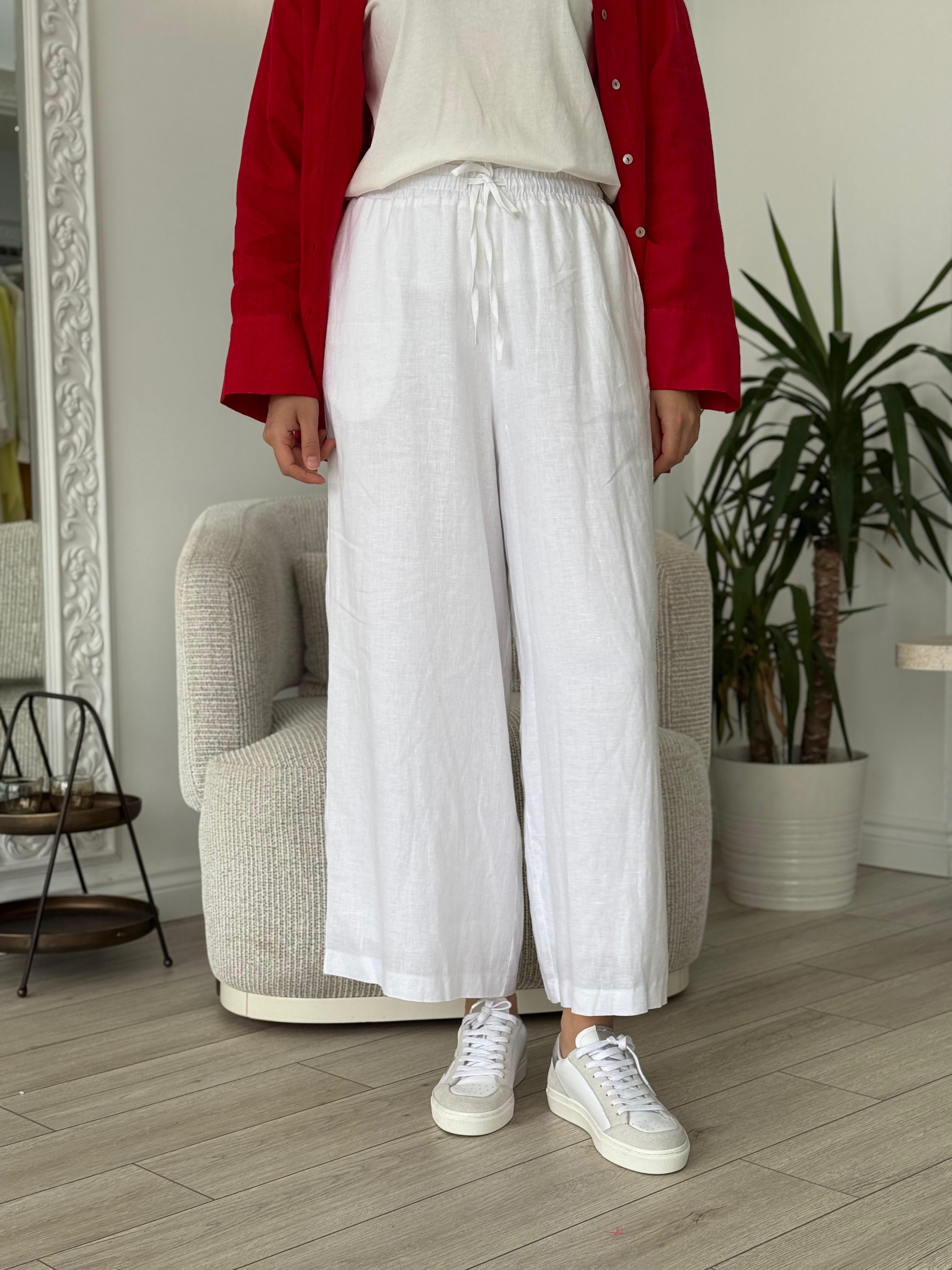 QOOQ Soffy Pantolon Beyaz 25ss309