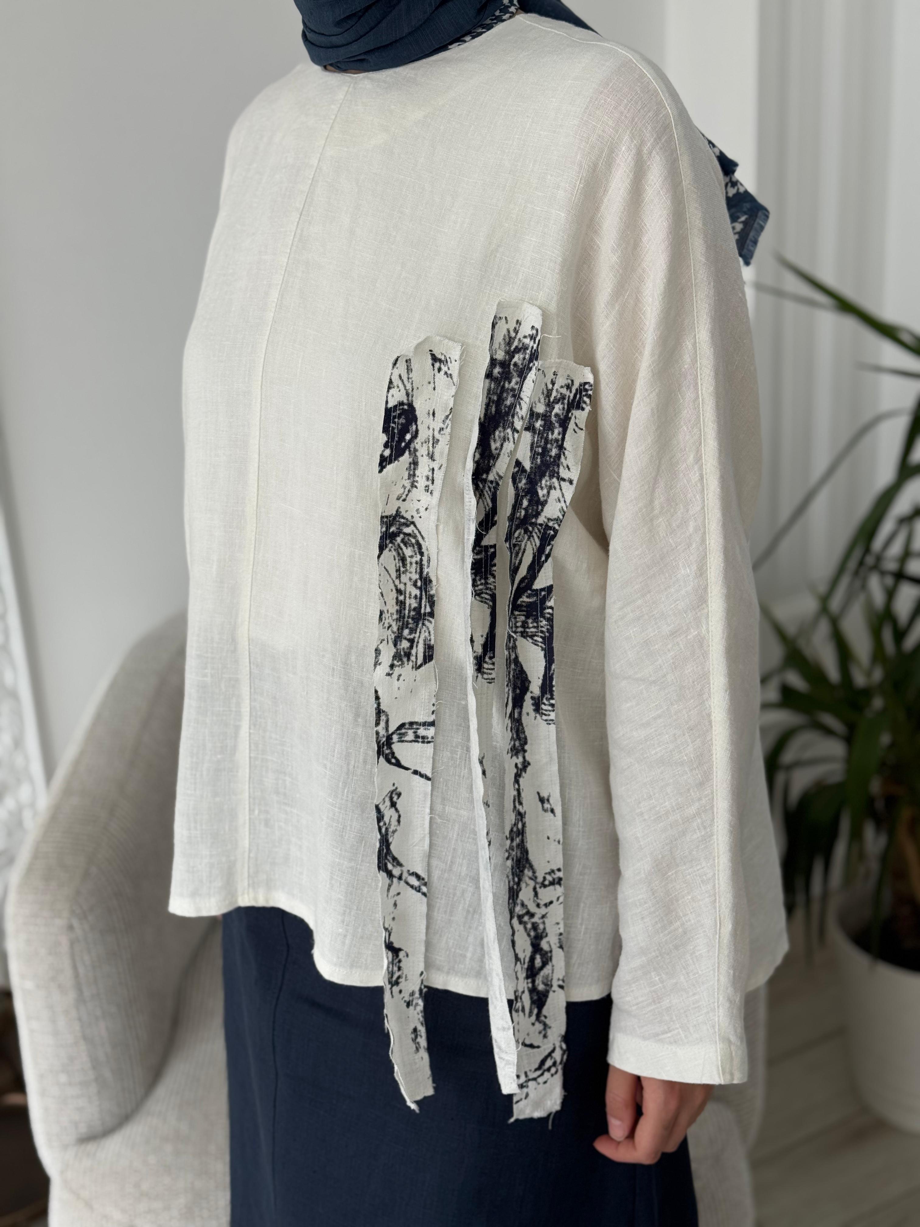 QOOQ Tab Bluz 25ss216