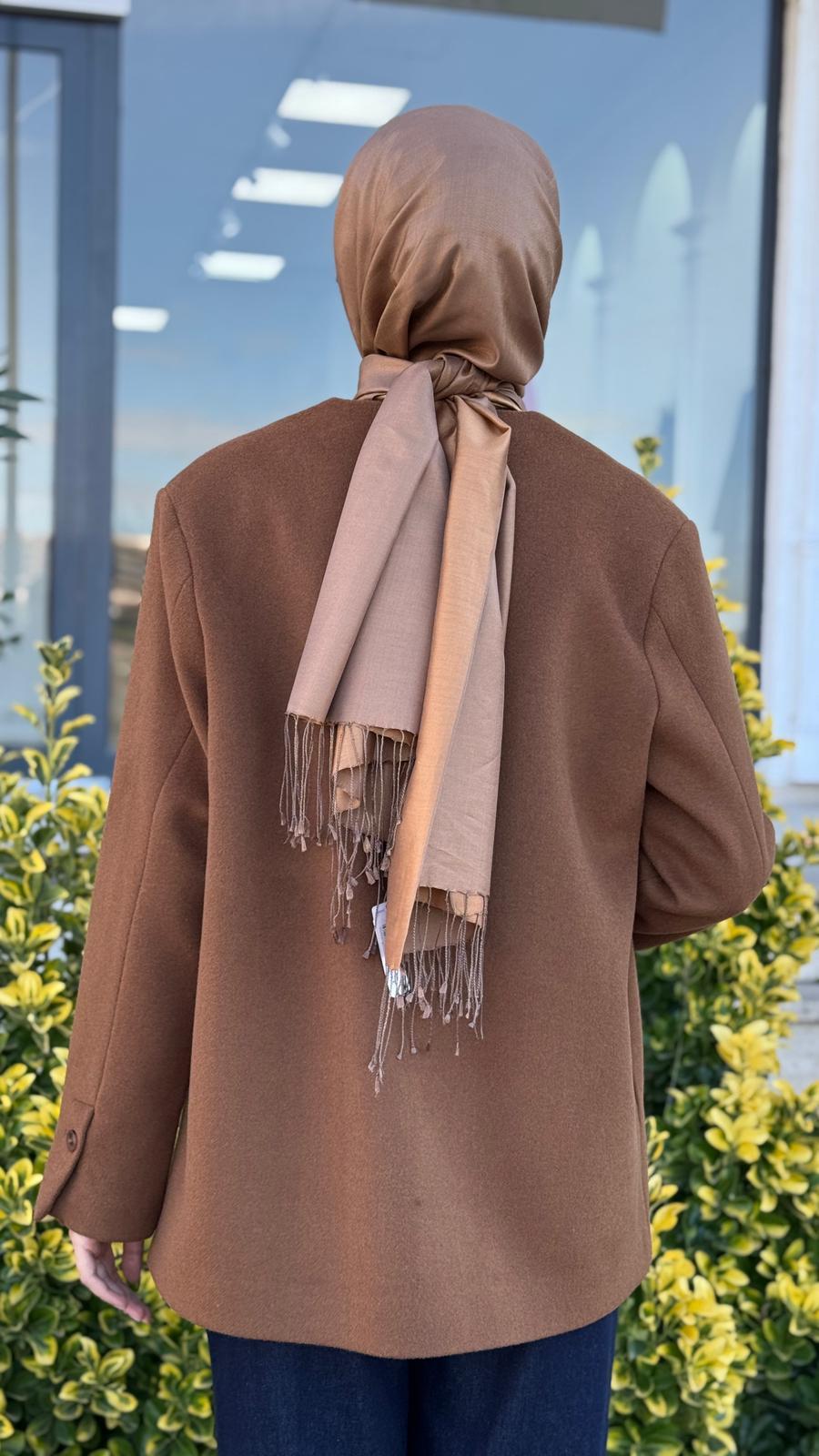 QOOQ Tek Düğmeli Yün Ceket 26fw618