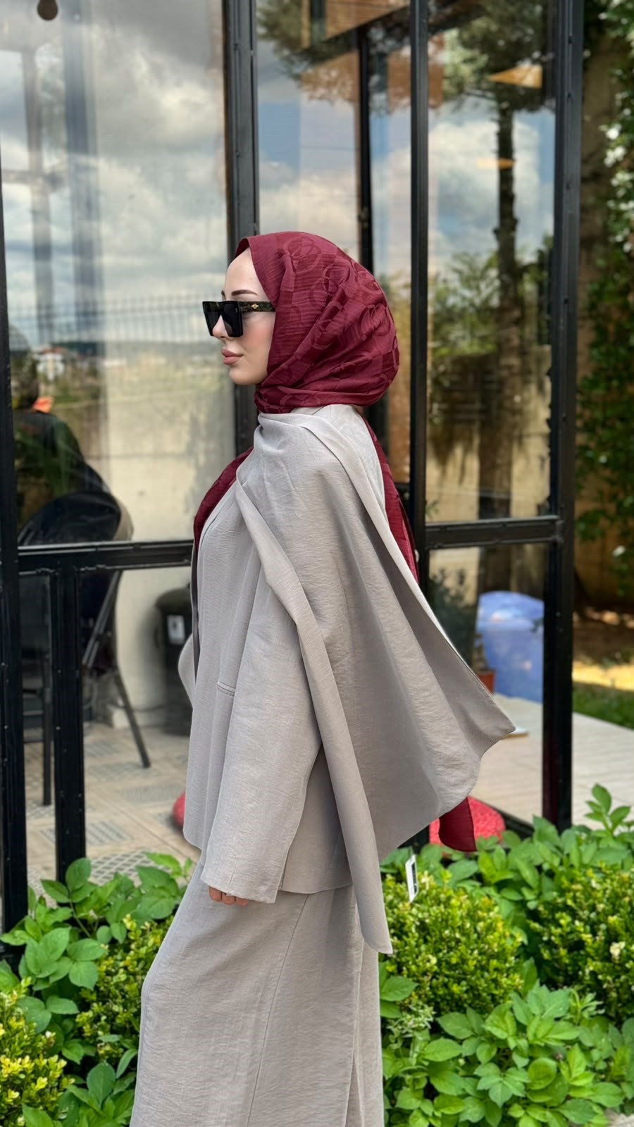 QOOQ Yakası Uzun Ceket 26ss600