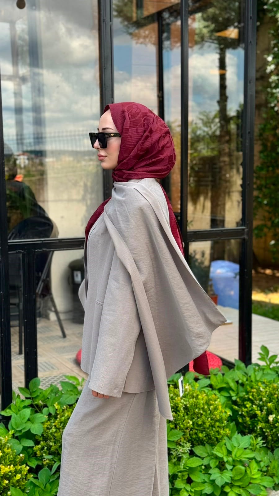 QOOQ Yakası Uzun Pantolonlu Takım 26ss600